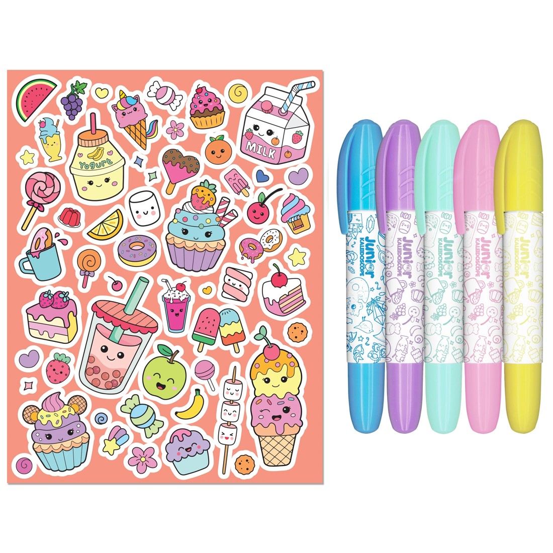 2 Junior Kaleidoscope Sweet Treats Colouring Kit - Book, 2 of 5