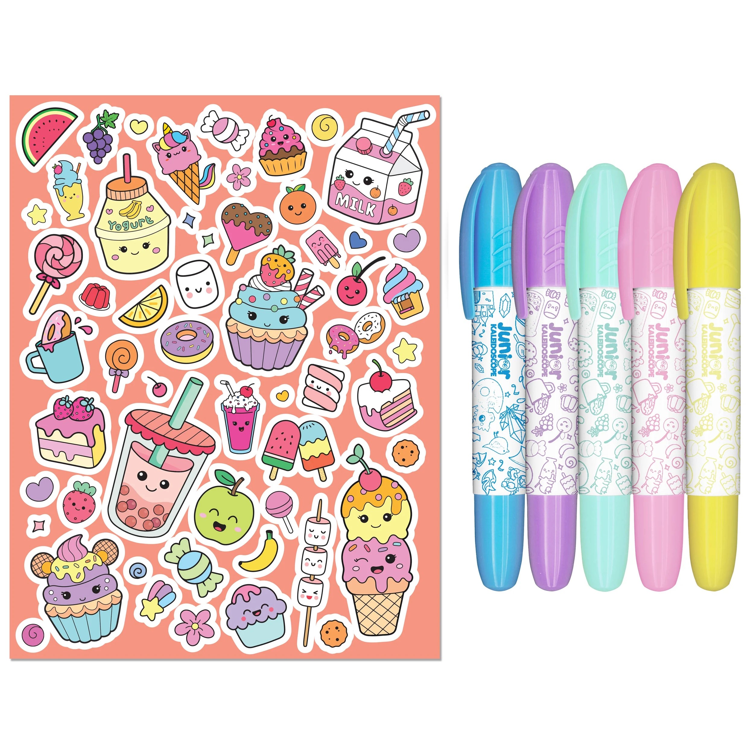 2 Junior Kaleidoscope Sweet Treats Colouring Kit - Book, 2 of 5