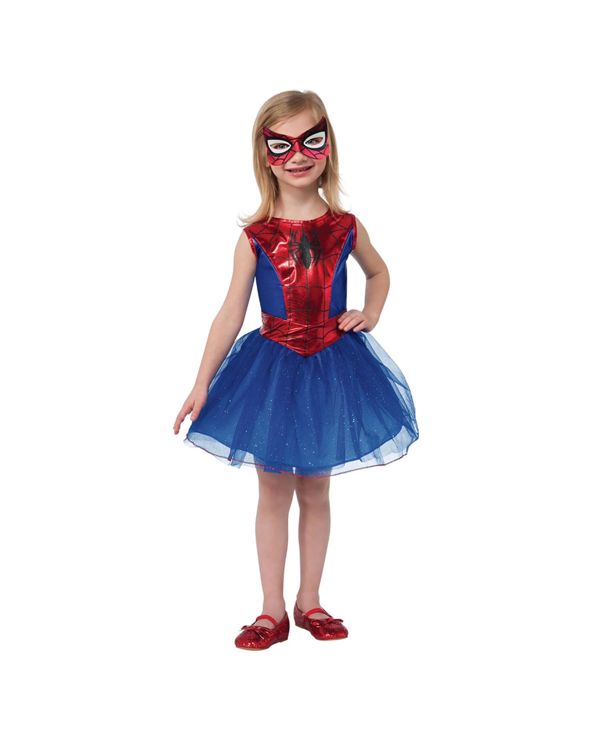 1 Spiderman Spider-Girl Tutu Kids Costume Size L With Mask - Multi, 1 of 3