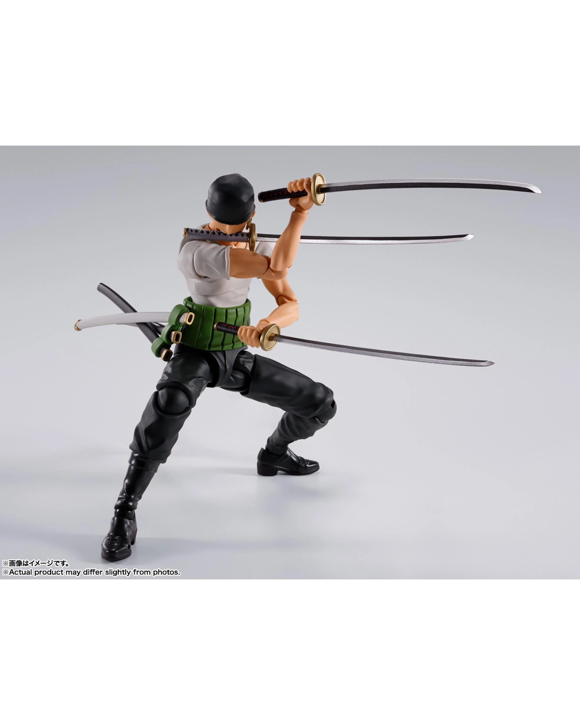 4 Tamashii Nations S.H. Figuarts One Piece Roronoa Zoro Romance Dawn Figure, 4 of 9