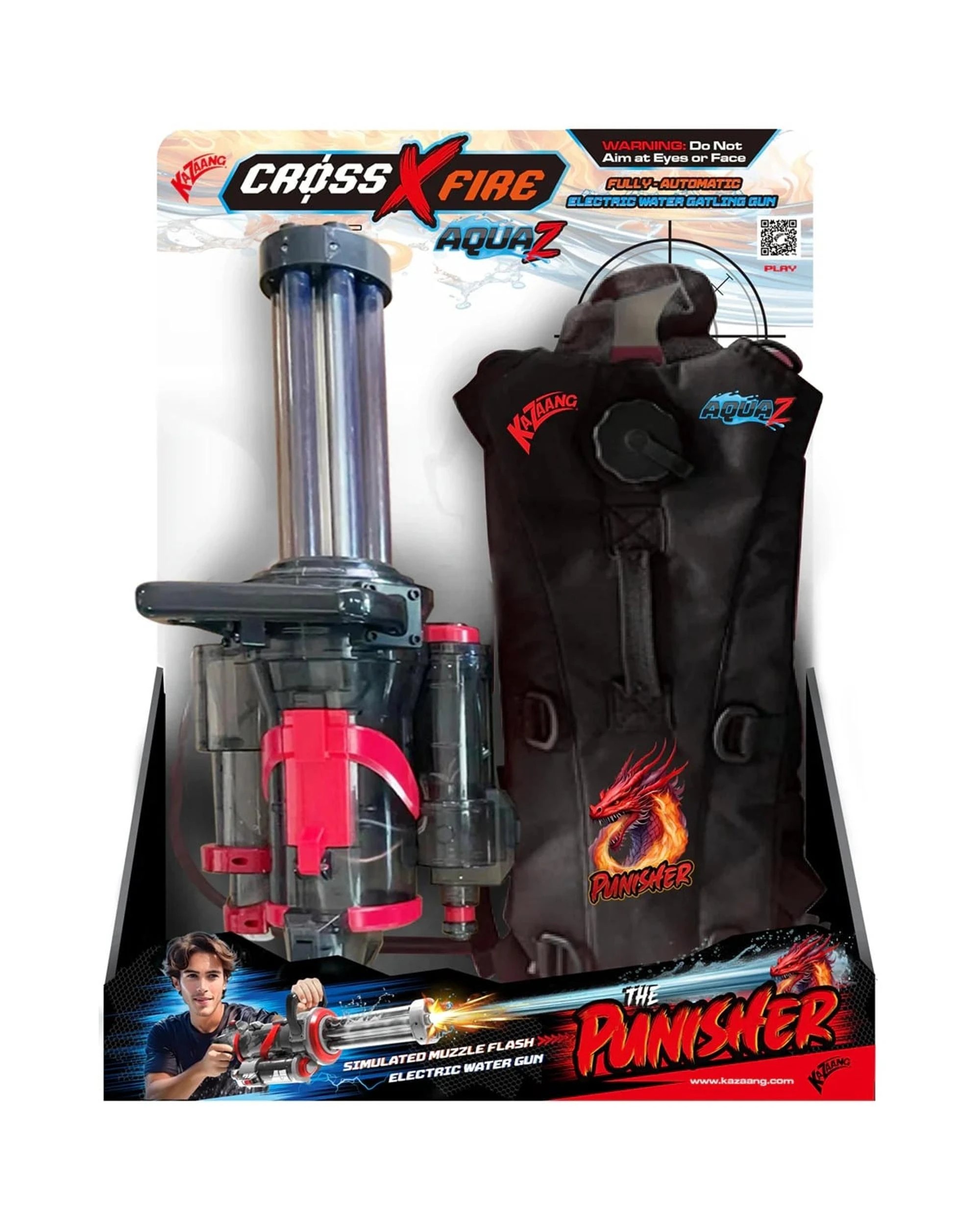 1 CrossXFire AquaZ Punisher Electric Water Gun, 1 of 5