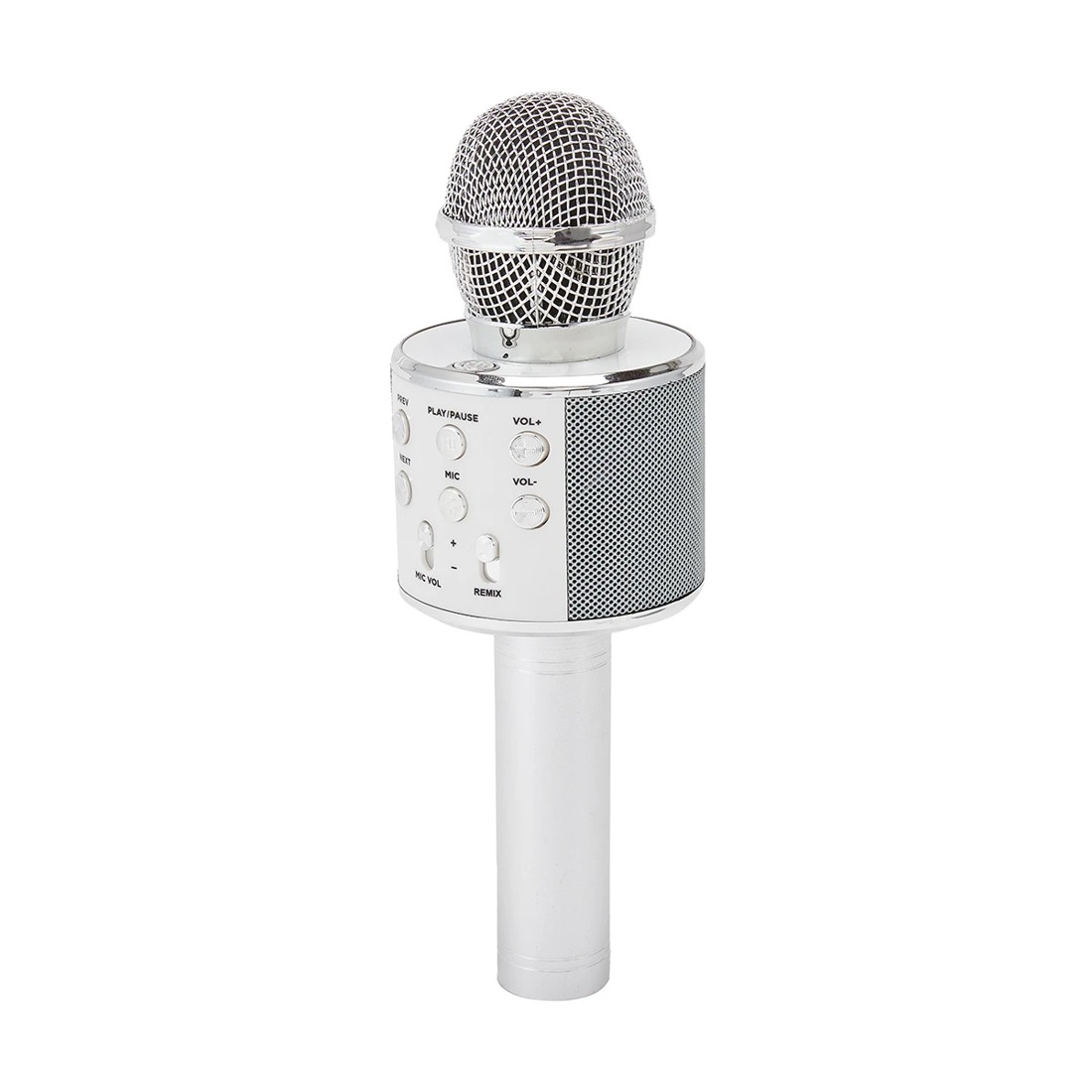 2 Bluetooth Karaoke Microphone with Speaker - Silver, 2 of 9