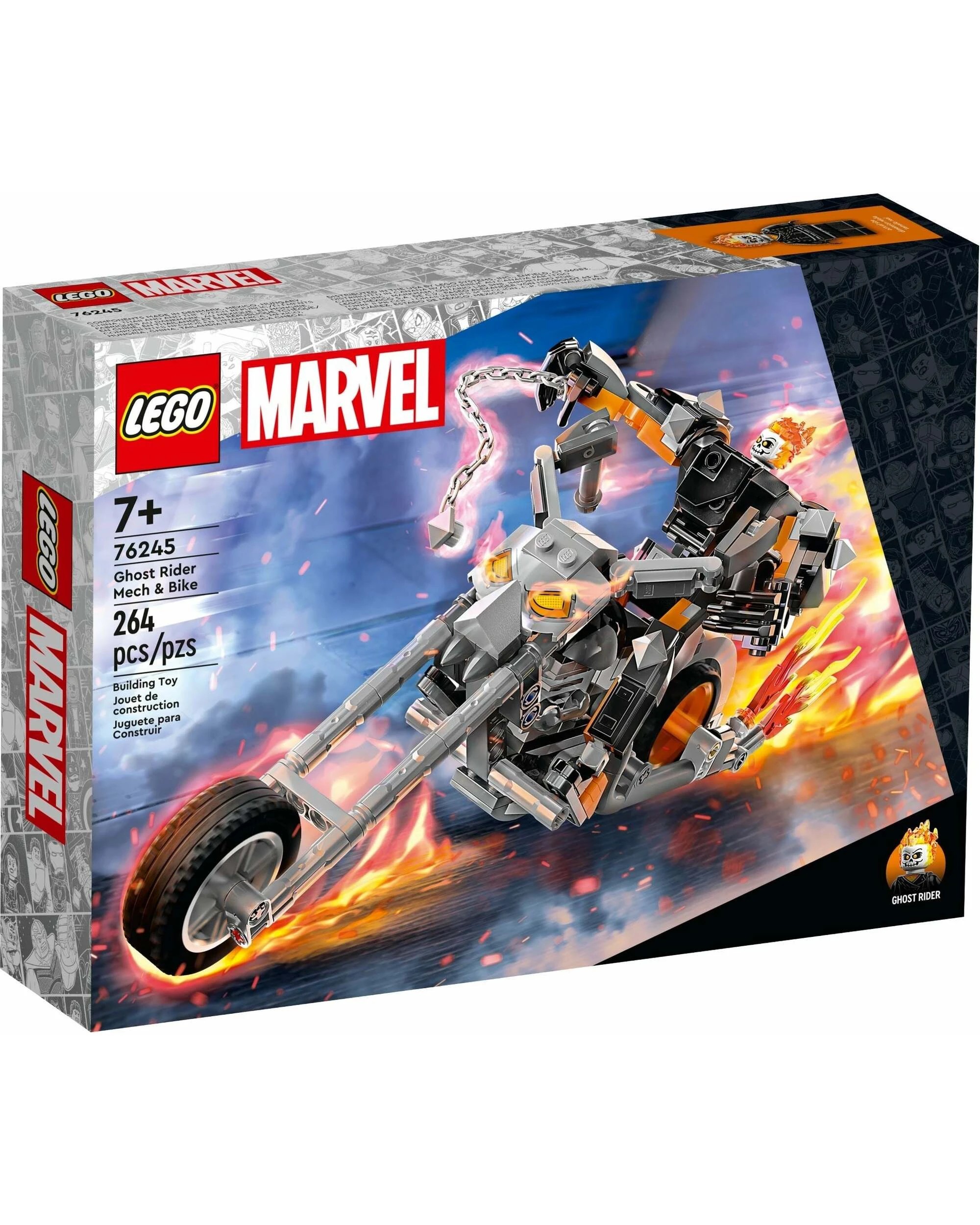 1 LEGO 76245 Ghost Rider Mech & Bike Marvel, 1 of 5