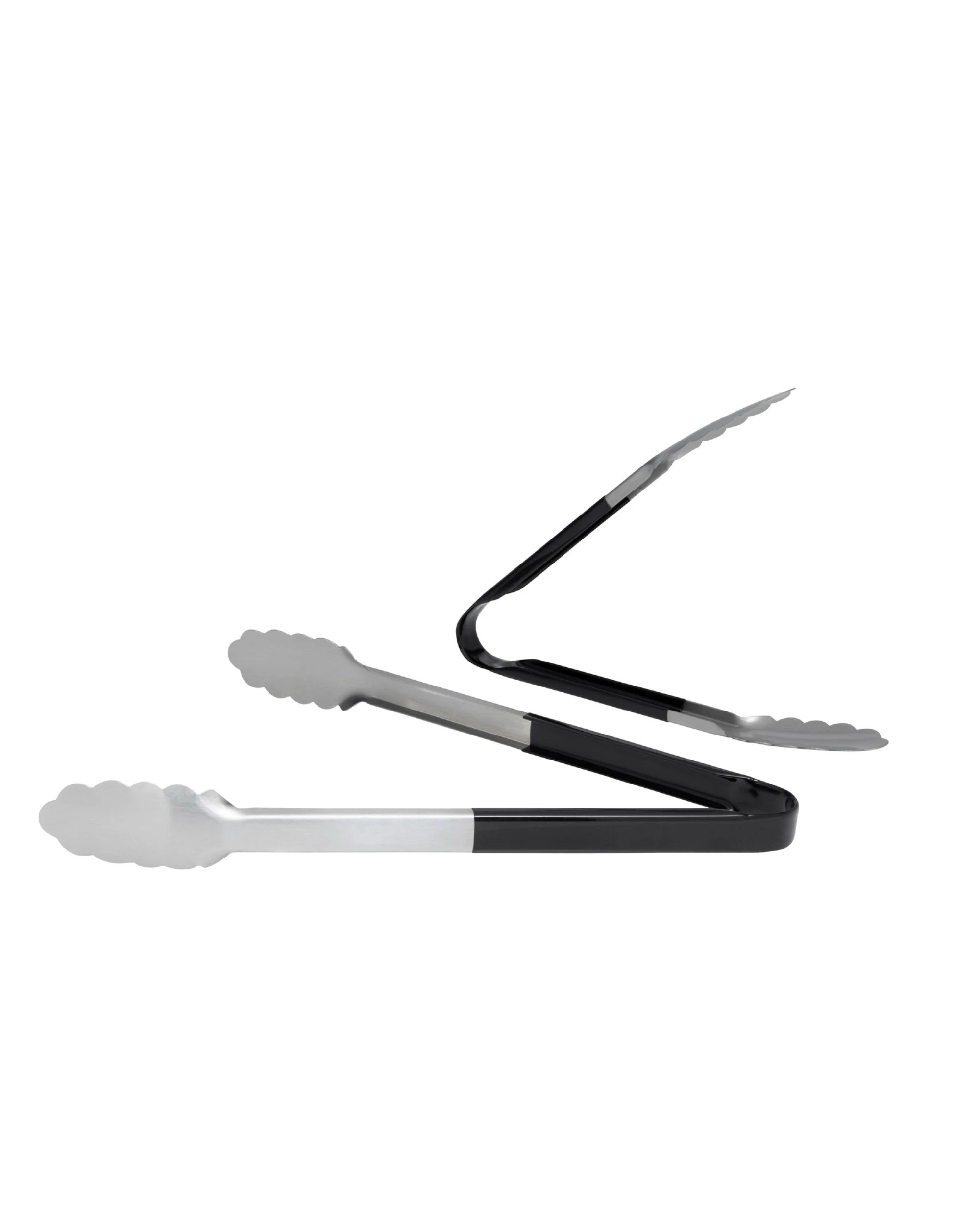 5 Cuisena 2pc 24/30cm Stainless Steel Utility Tongs Set BBQ Cooking Utensil - Black, 5 of 7