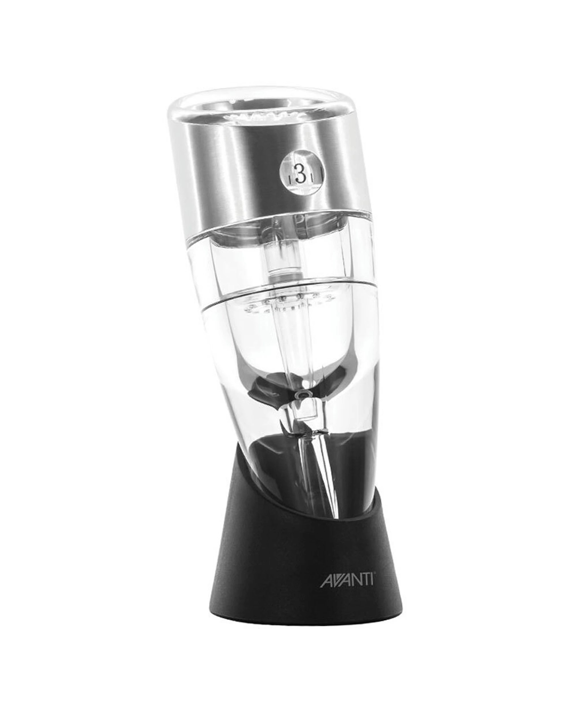 1 Avanti Adjustable Deluxe Wine Aerator With Strainer And Travel Pouch Gift Boxed - Clear, 1 of 2