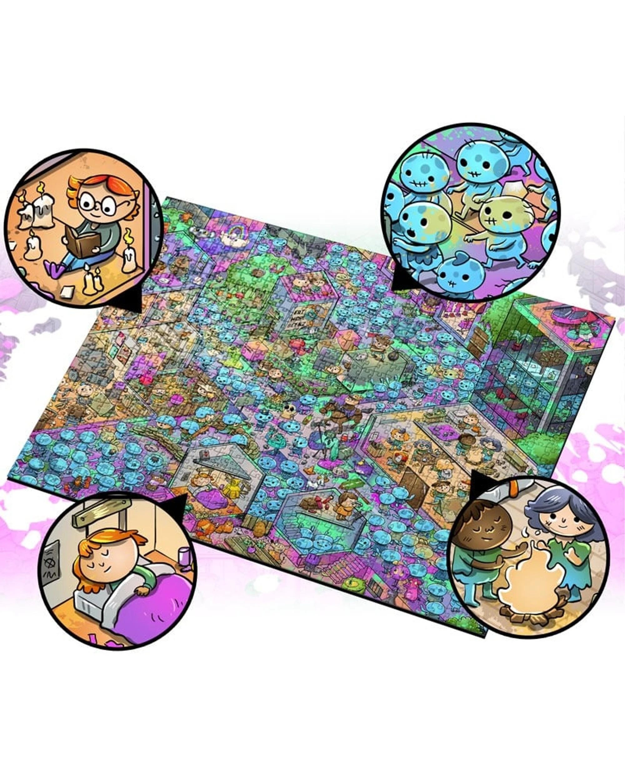 4 Vizzles Zombies! 1000 Piece Jigsaw Puzzle, 4 of 4