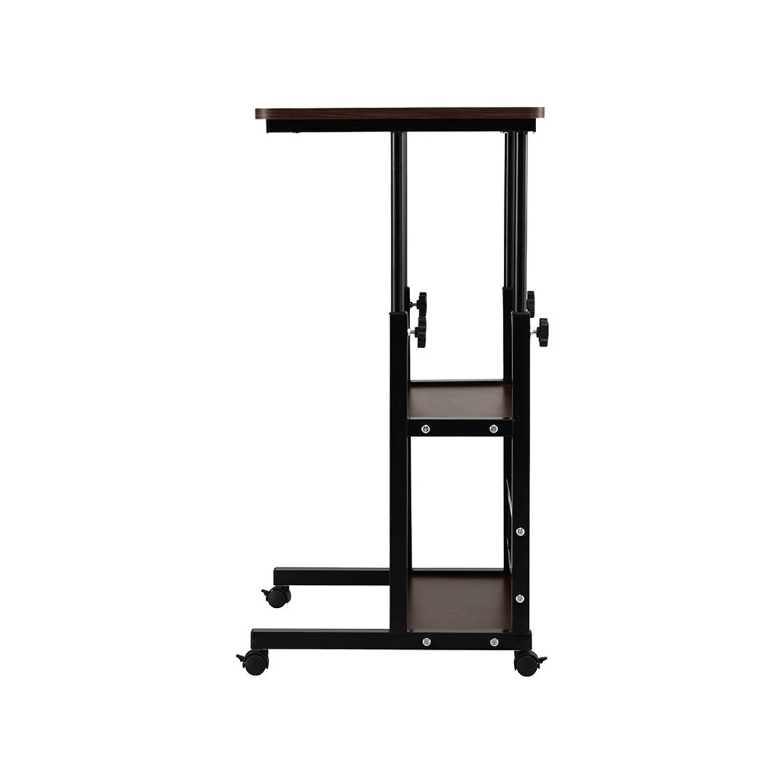 4 Artiss Laptop Desk Height Adjustable Mobile Workstation Computer Desks 60CM - Black, 4 of 6