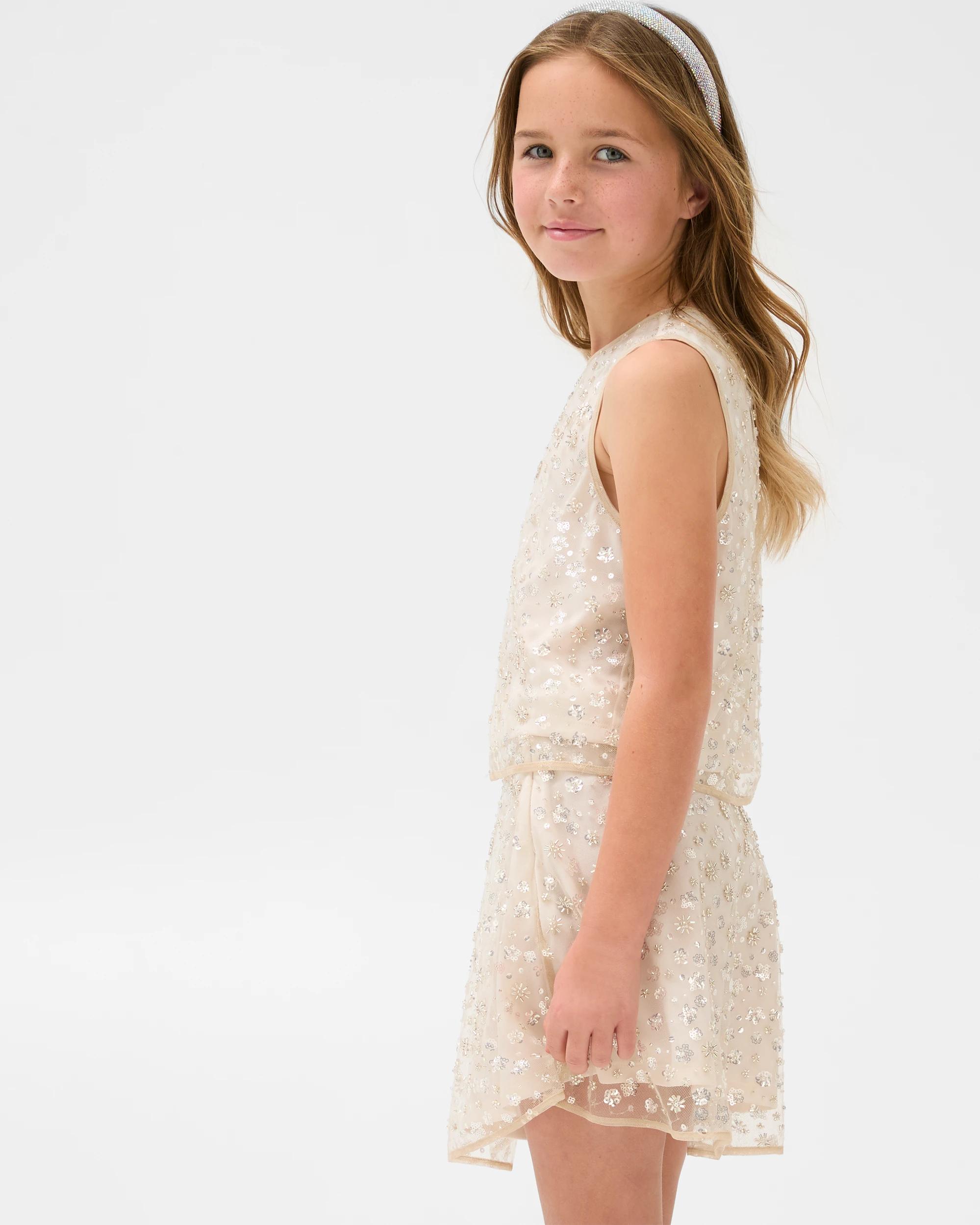 3 Target Beaded Top CREAM, 3 of 5