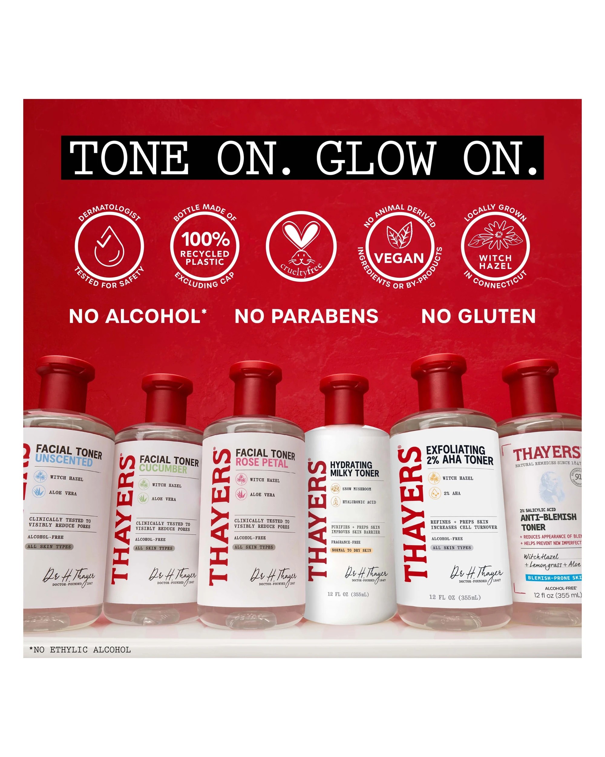 9 Thayers Unscented Alcohol Free Facial Toner 355ml - Witch Hazel and Aloe Vera, 9 of 9
