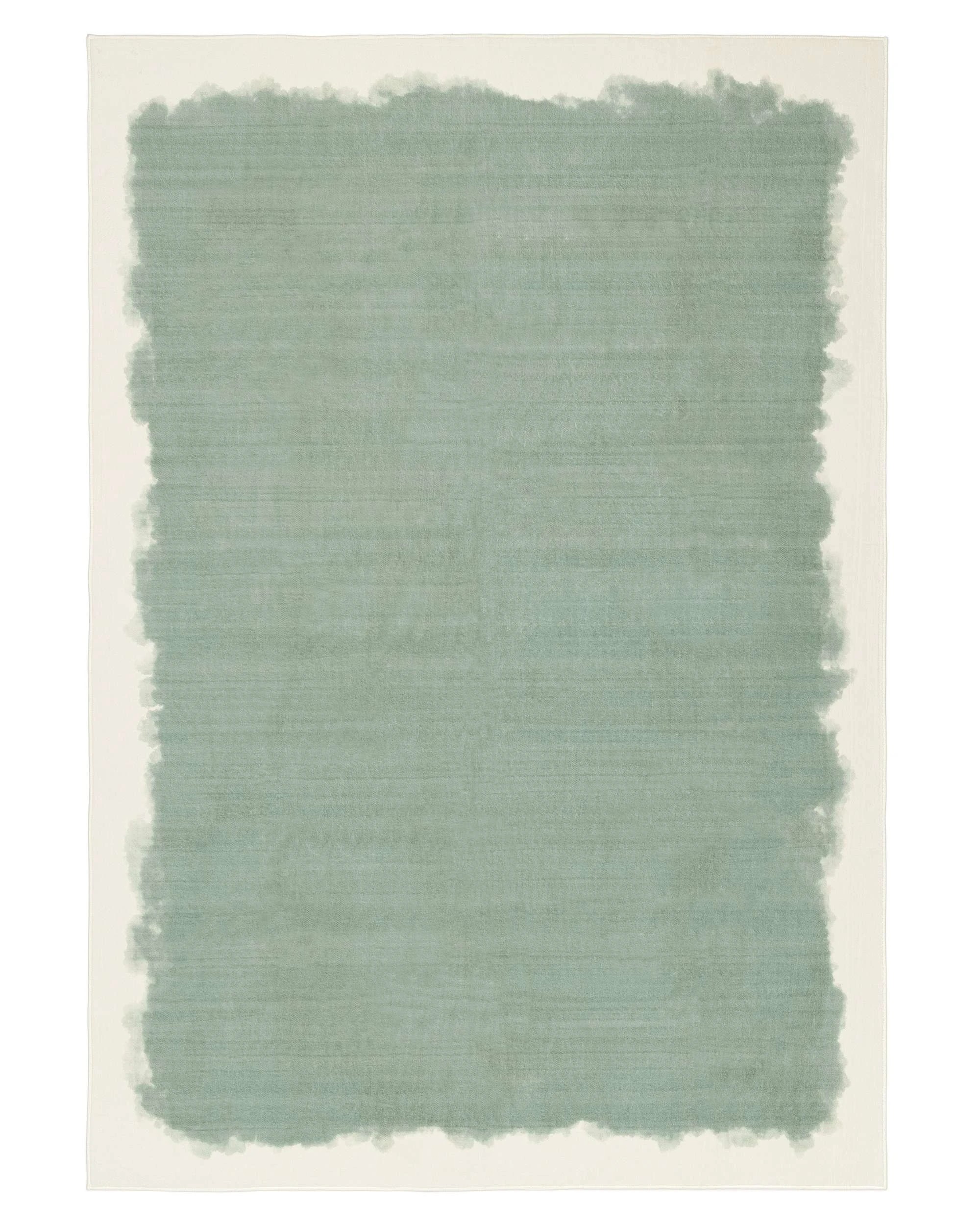 1 Loopsie Viesta Printed Washable Rug-370cm x 270cm - Green, 1 of 8