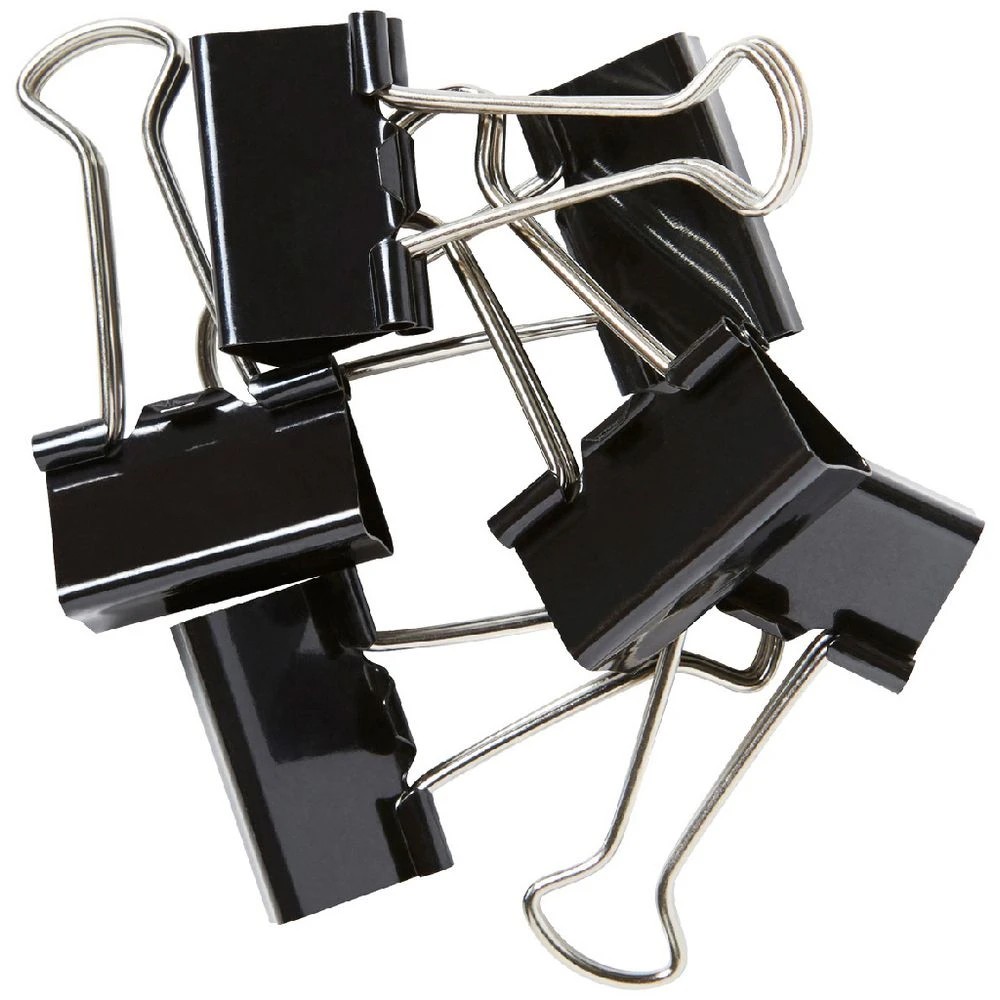 2 J.Burrows 25mm Foldback Clips 6 Pack, 2 of 3