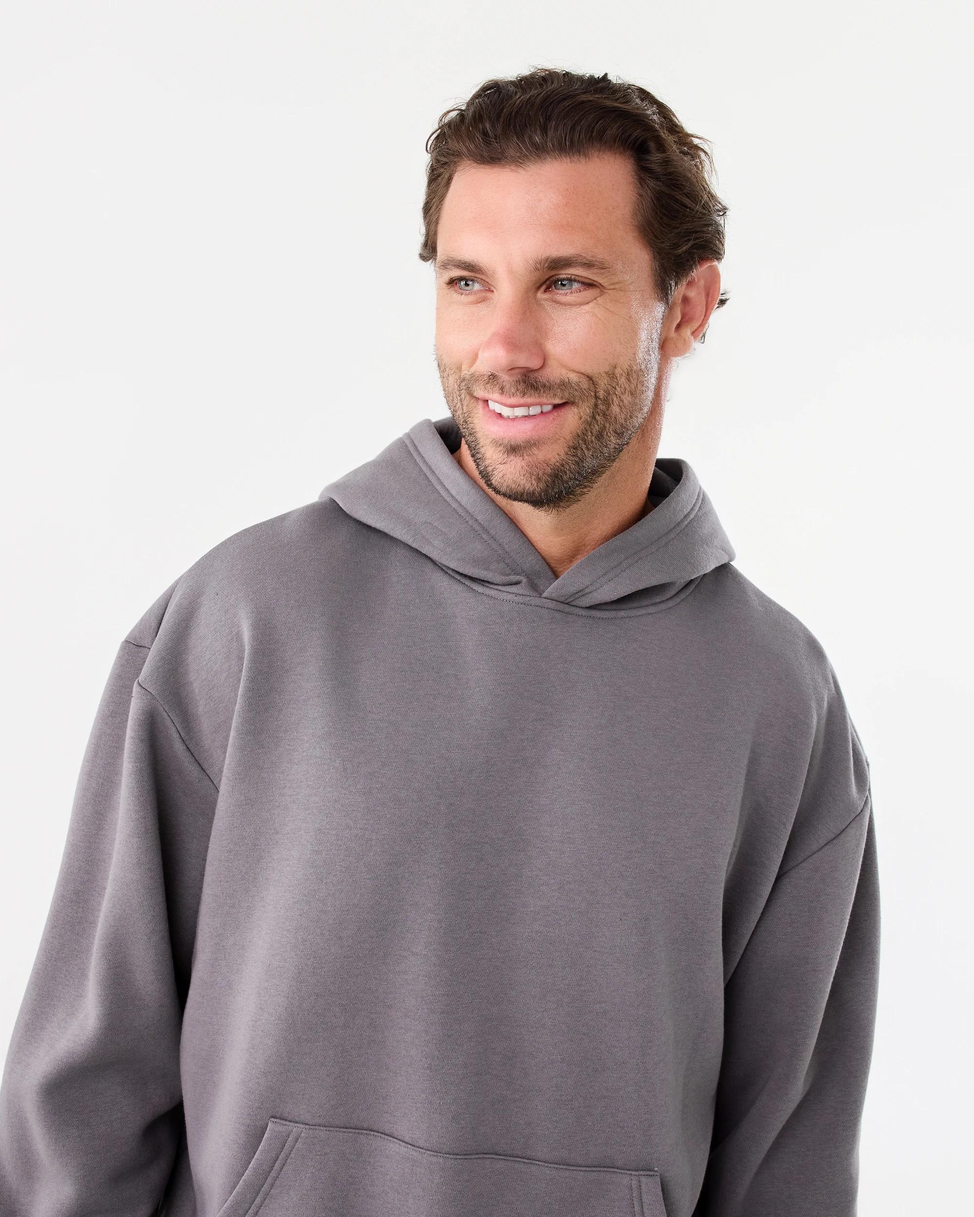 4 Relaxed Core Hoodie Gry Seal, 4 of 6