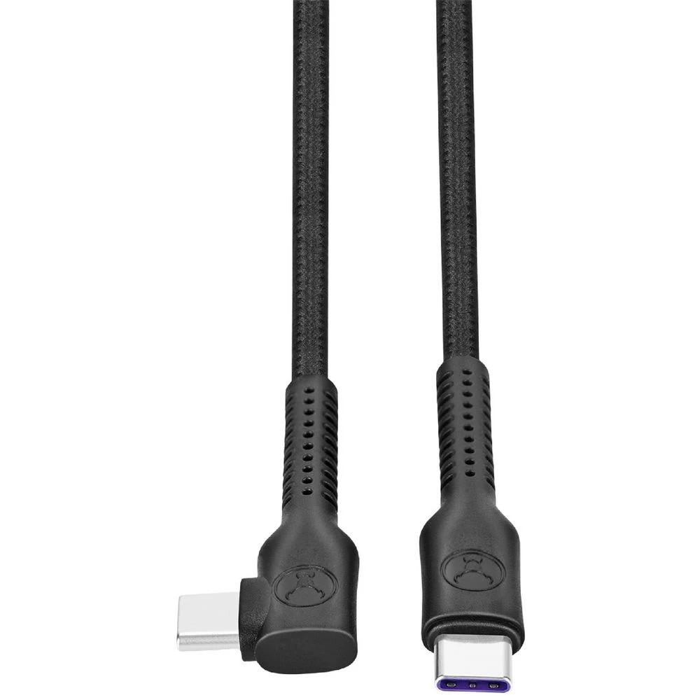 4 Bonelk Long-life Easy Grip USB-C Right Angle Cable 100W 2m Bk, 4 of 8