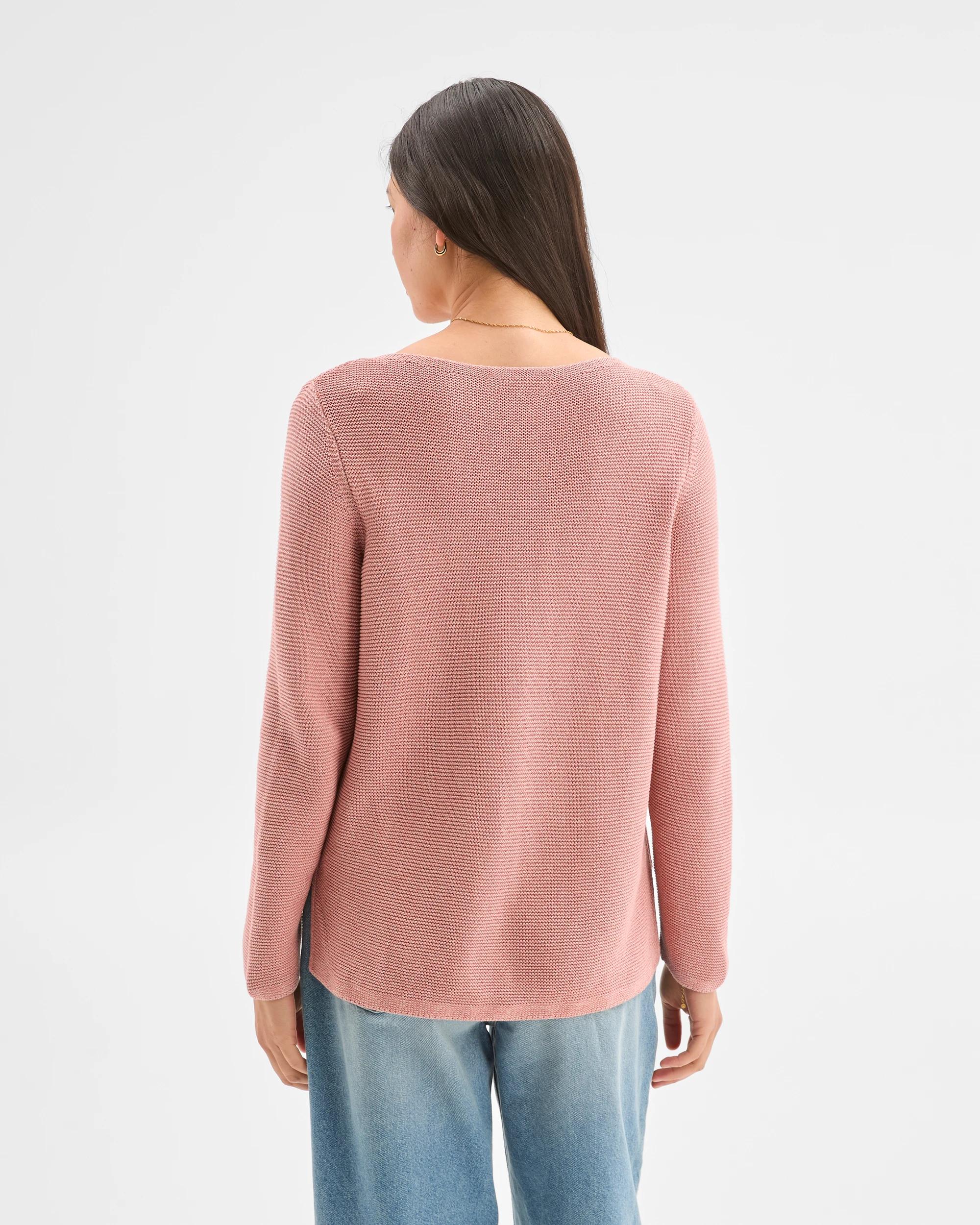 5 Target Woman Australian Cotton Blend Ottoman Twist Jumper DUSTY ROSE, 5 of 5