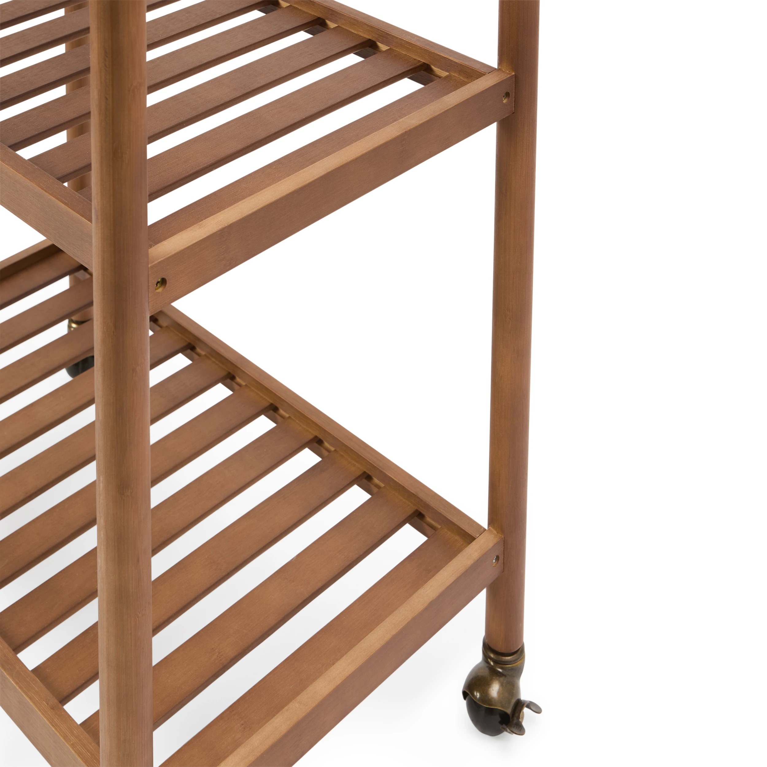 6 Wood Look Kitchen Trolley, 6 of 8