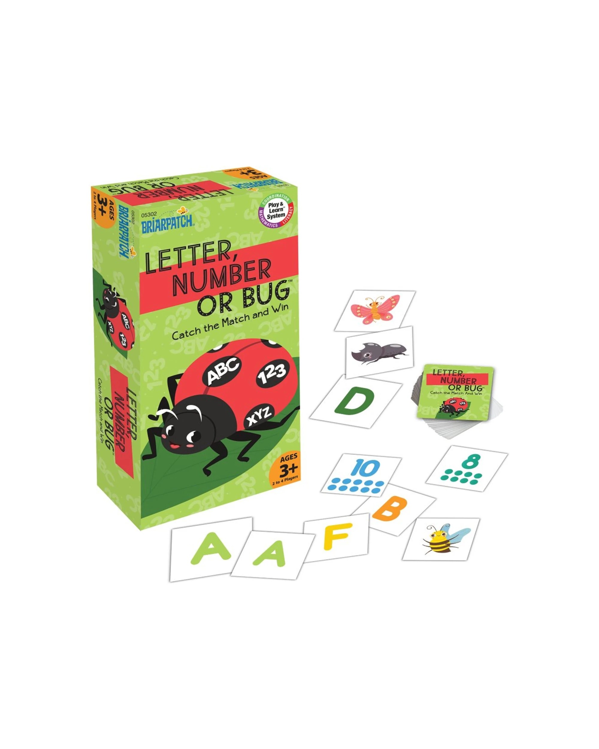 2 Briarpatch Letter Number Or Bug Kids Educational Game 2-4 Players 3y+ - Multi, 2 of 2