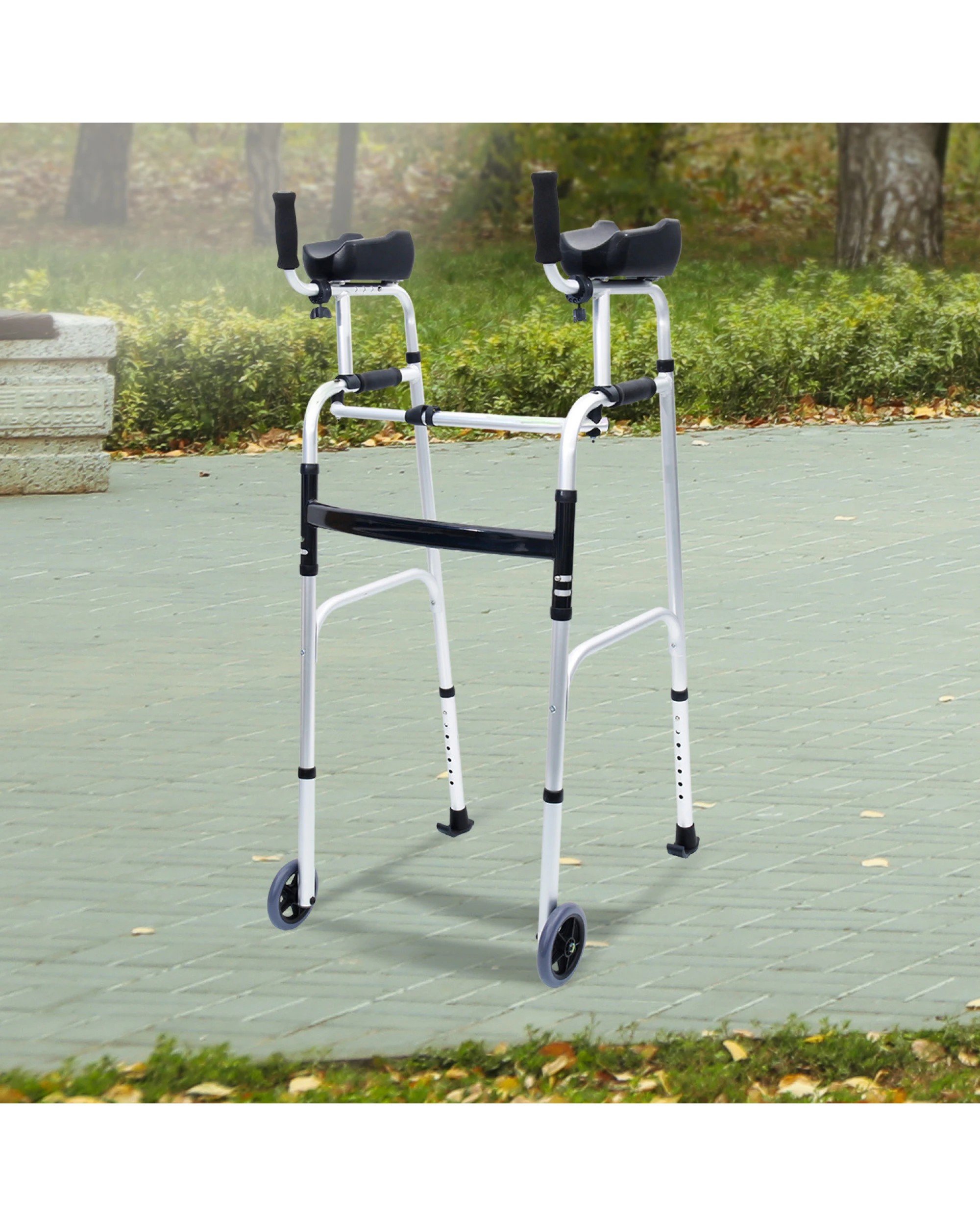 5 Orthonica Aluminium Forearm Walker Walking Mobility Aid, 5 of 9