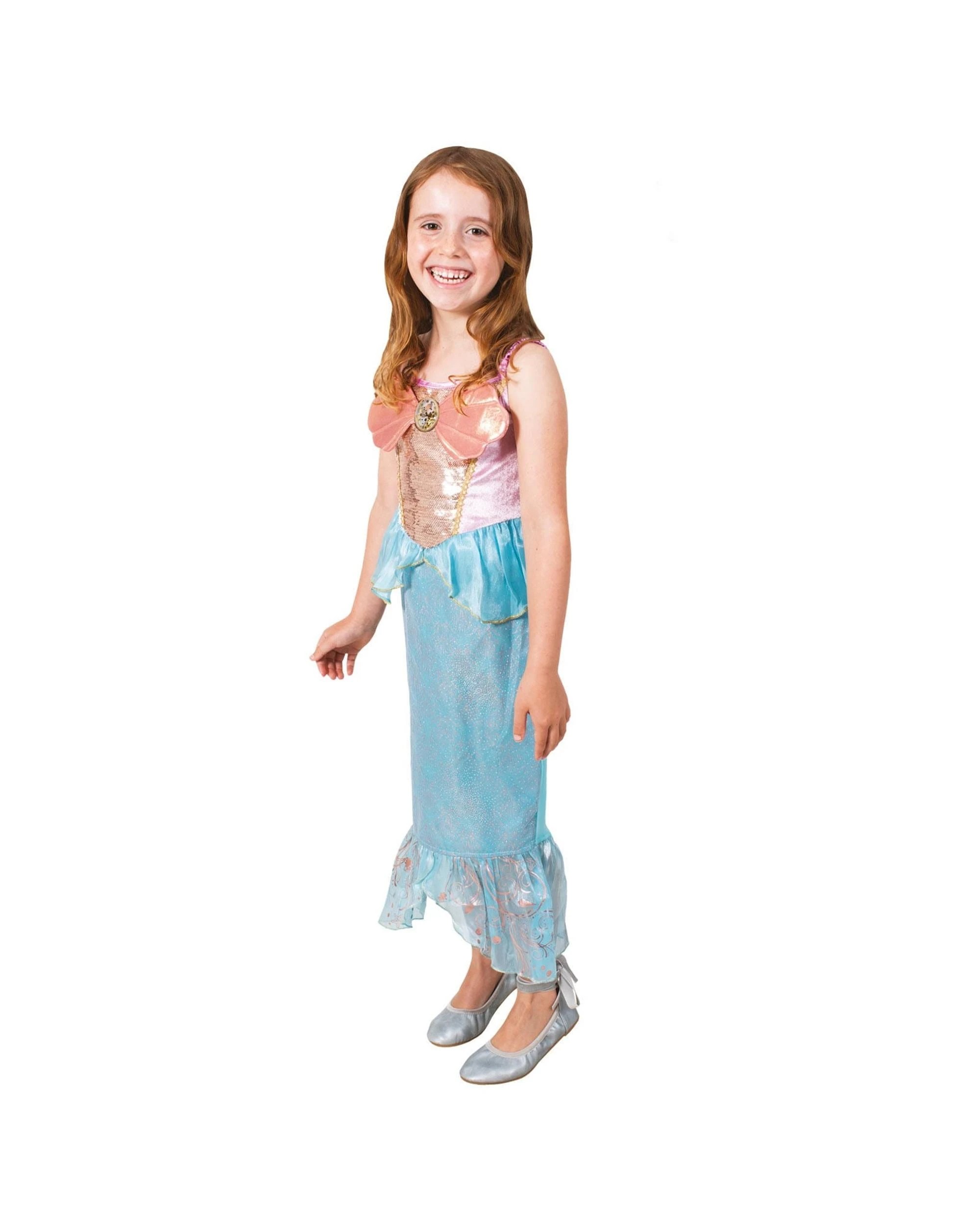 1 Disney Princess Ariel Ultimate Princess Celebration Costume Size 6-8 Years, 1 of 4
