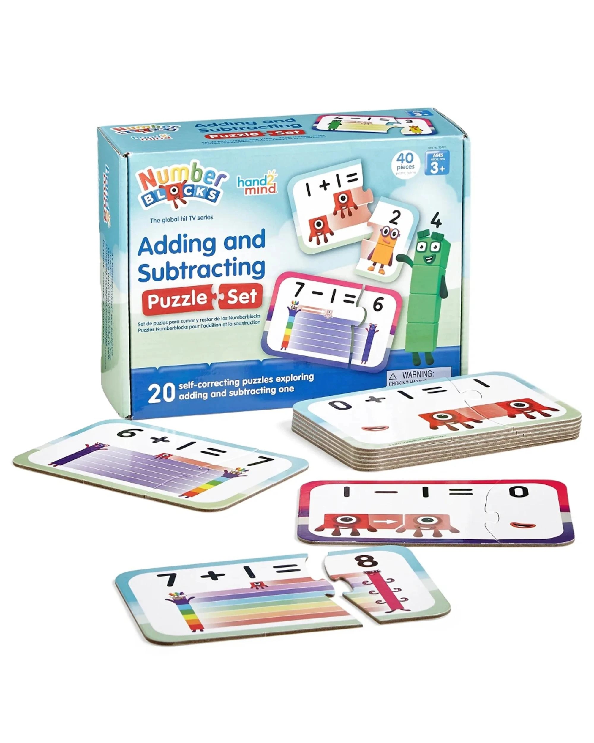 1 Numberblocks Adding and Subtracting Puzzle Set, 1 of 4
