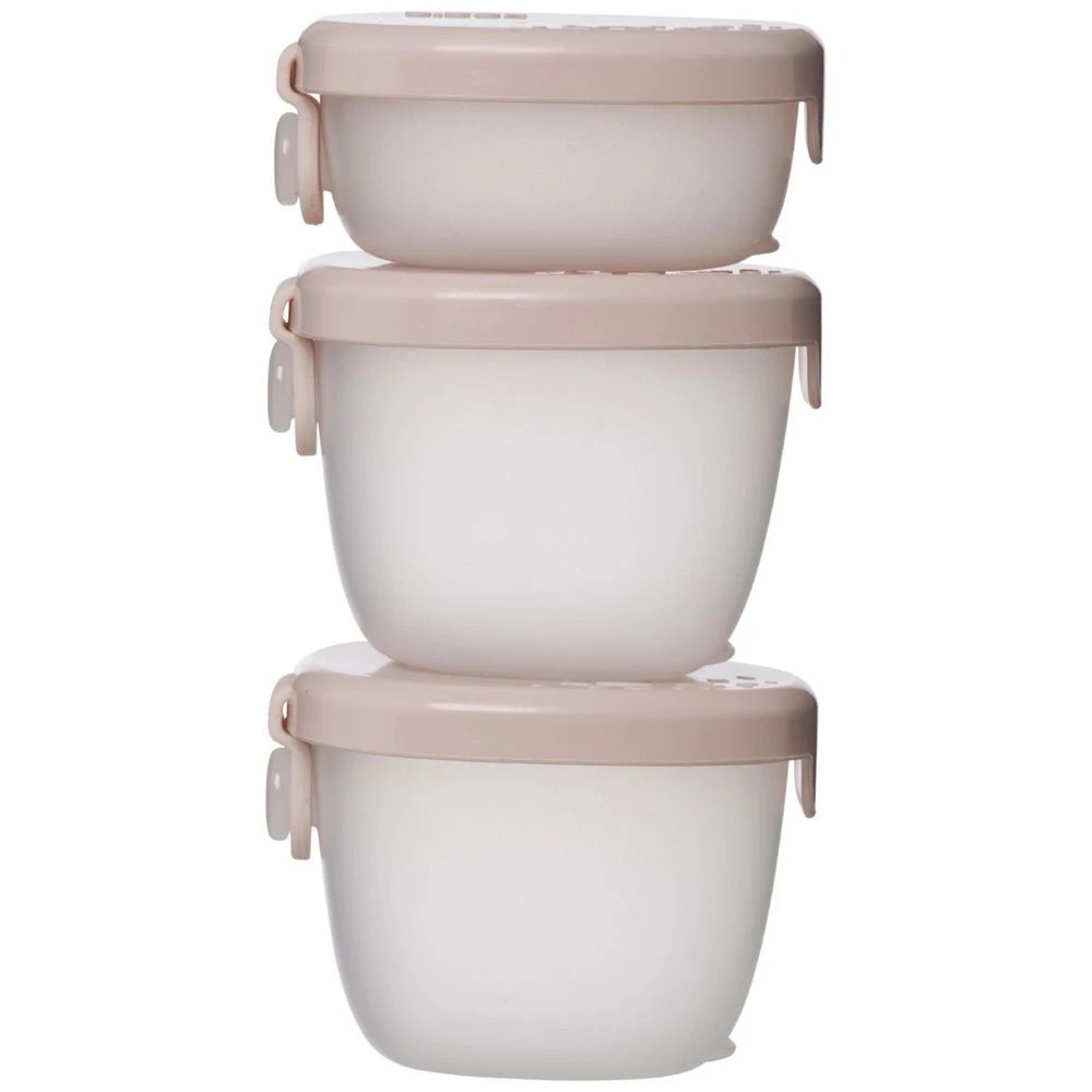 1 B.Box Leakproof Snack Tubs 3 Pack Berry, 1 of 1