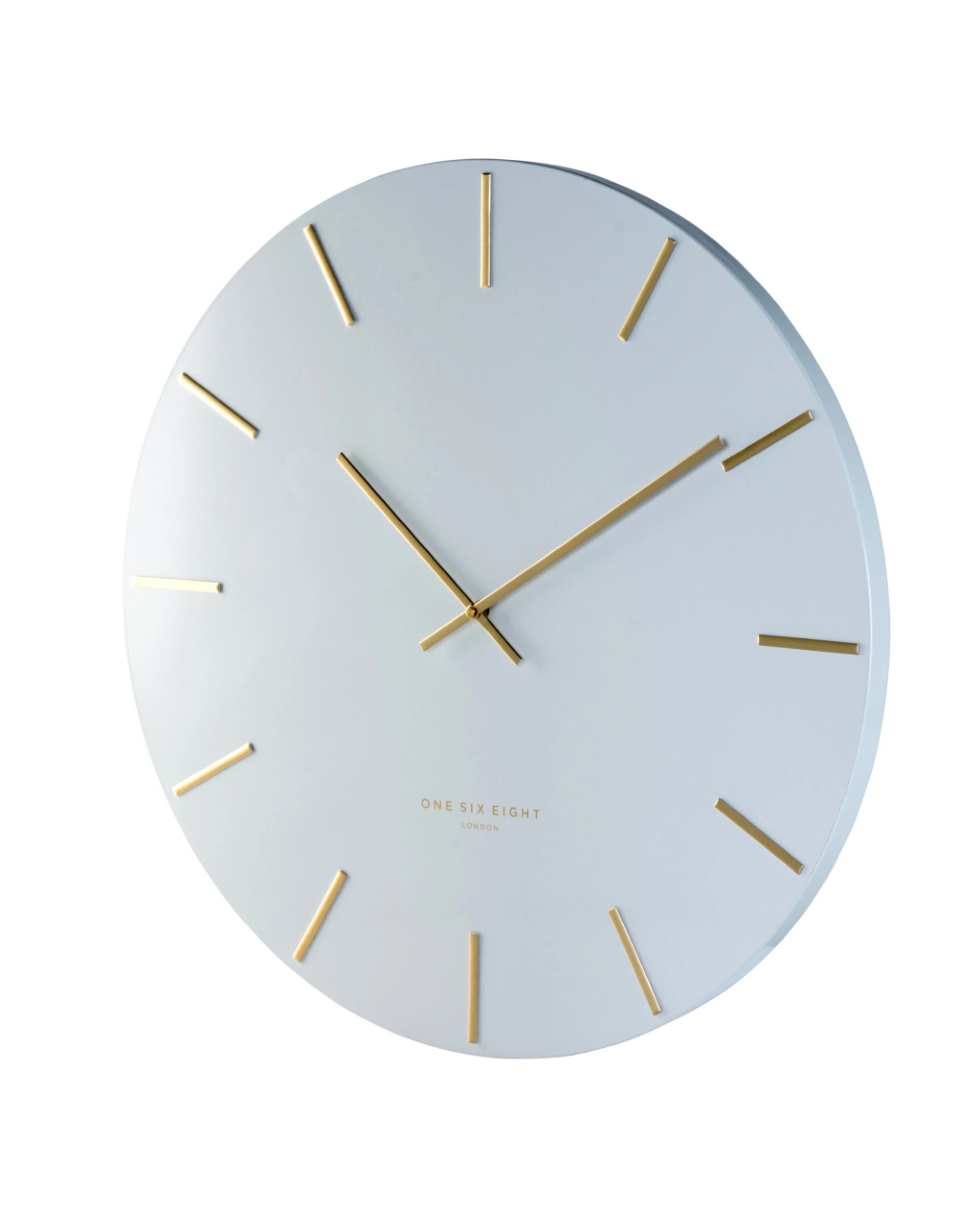 3 One Six Eight London Luca Silent Wall Clock - 40cm - White, 3 of 5