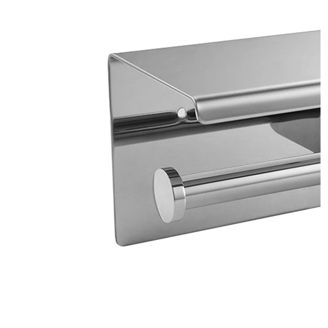 5 Traderight Toilet Paper Holder Double Roll - Silver, 5 of 7