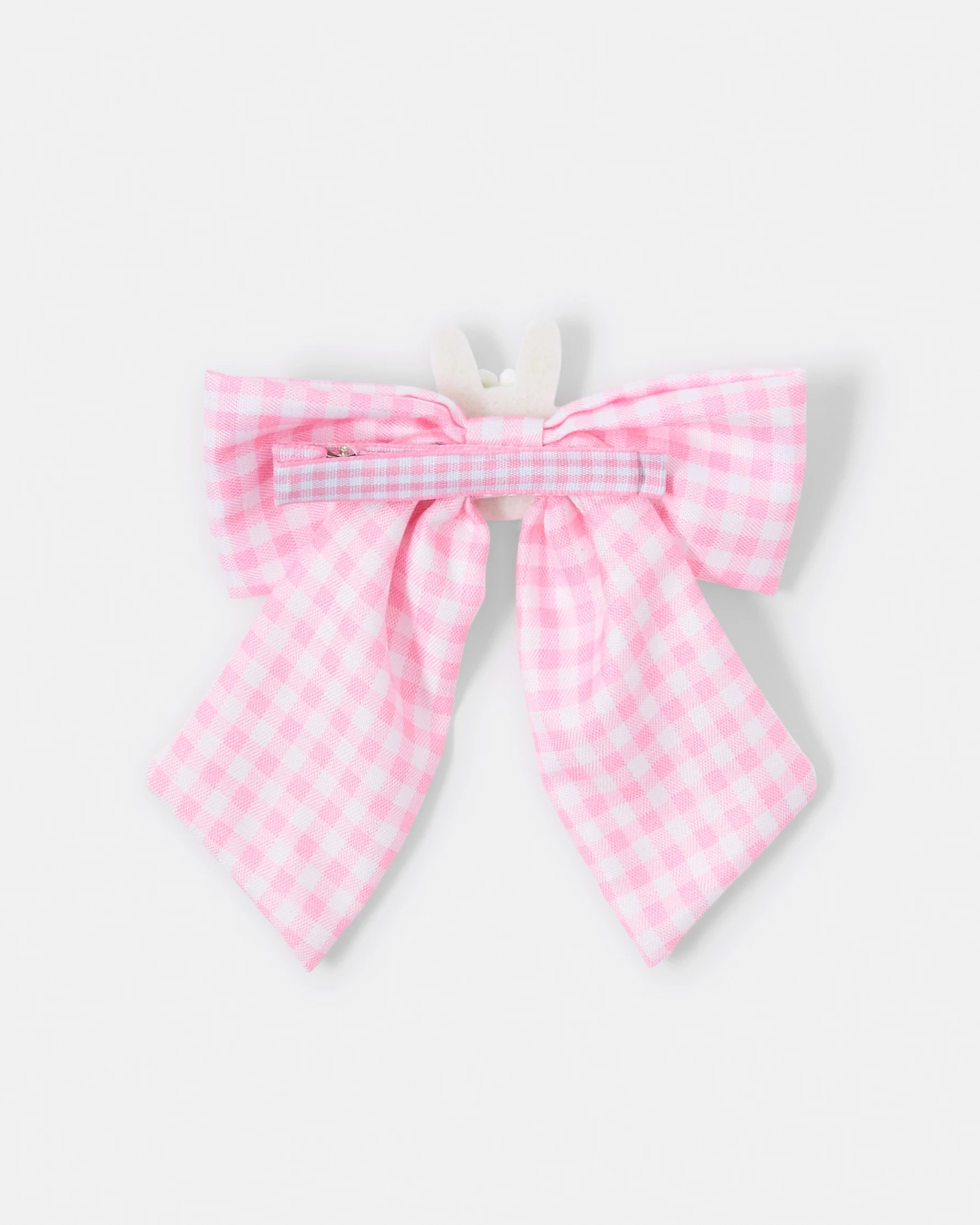 2 Pink Easter Bow Hair Clip, 2 of 4