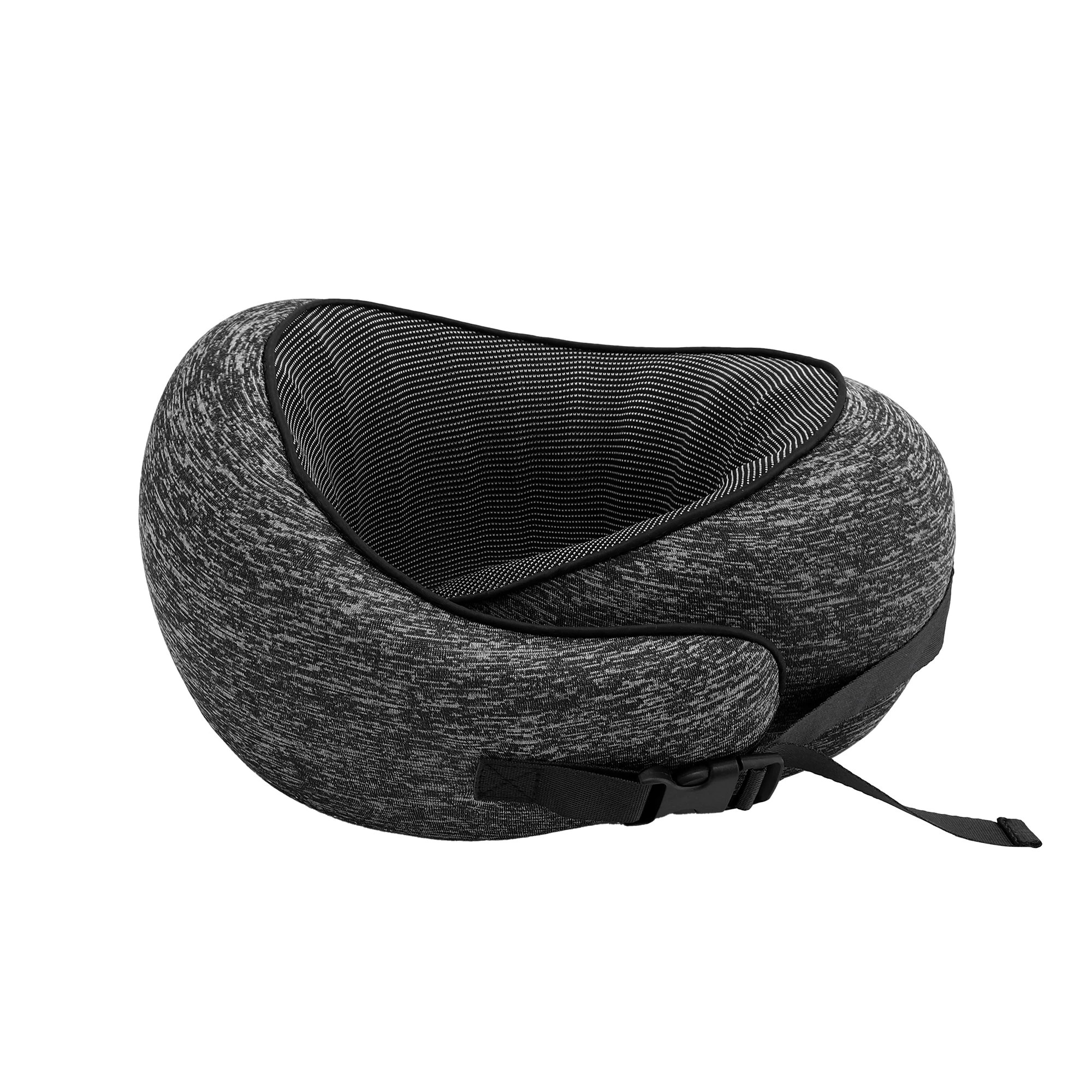 3 Wanderlite Travel Pillows Memory Foam Neck Pillow Portable with Bag - Grey, 3 of 5