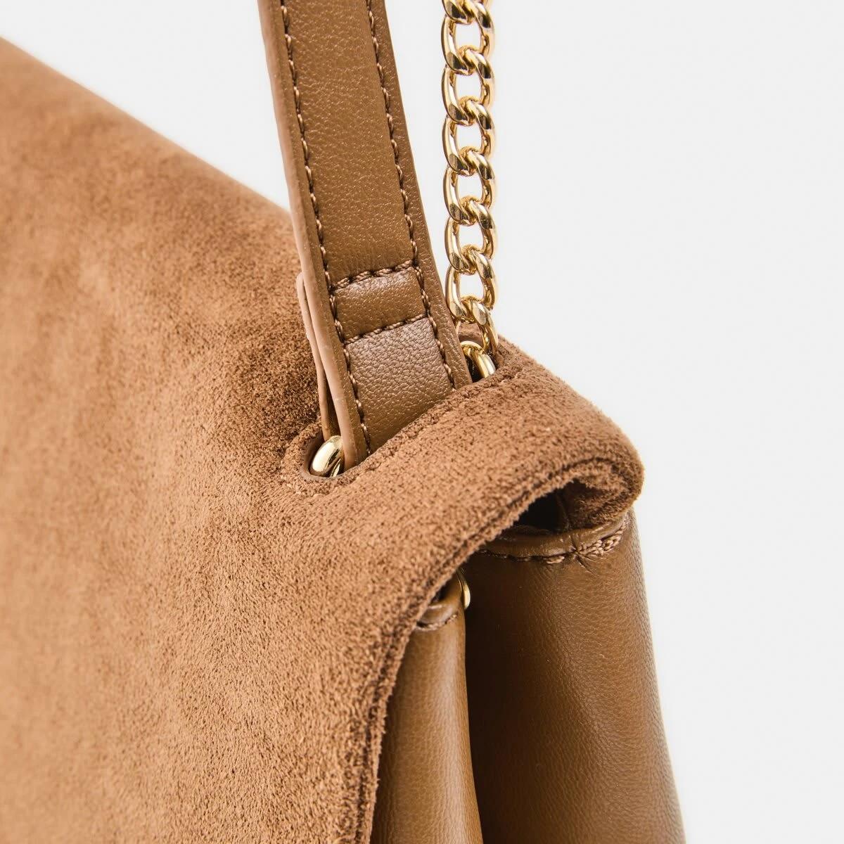 3 Front Flap Crossbody Bag RICH TAN, 3 of 7