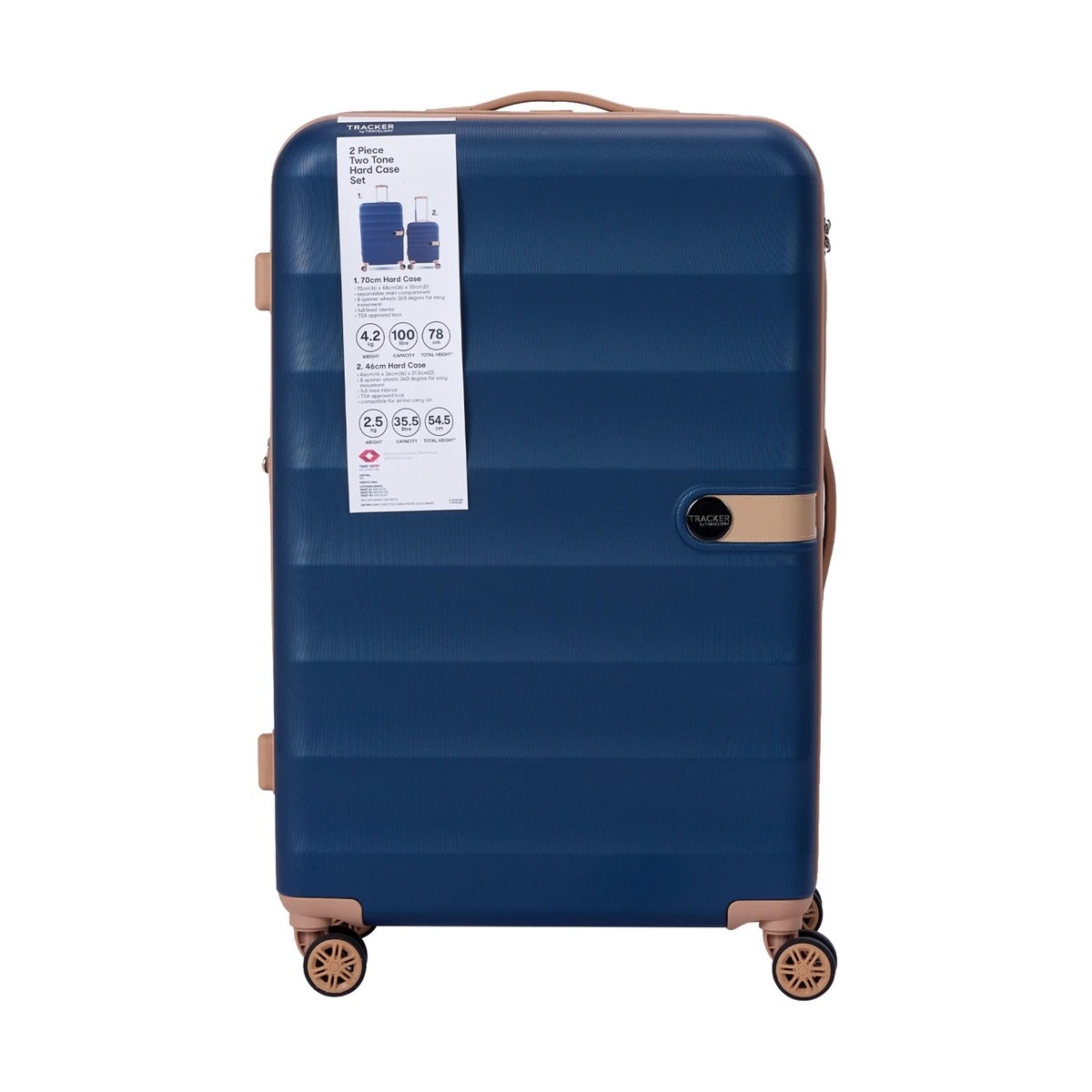 8 2 Piece Two Toned Hard Case Set, 8 of 8