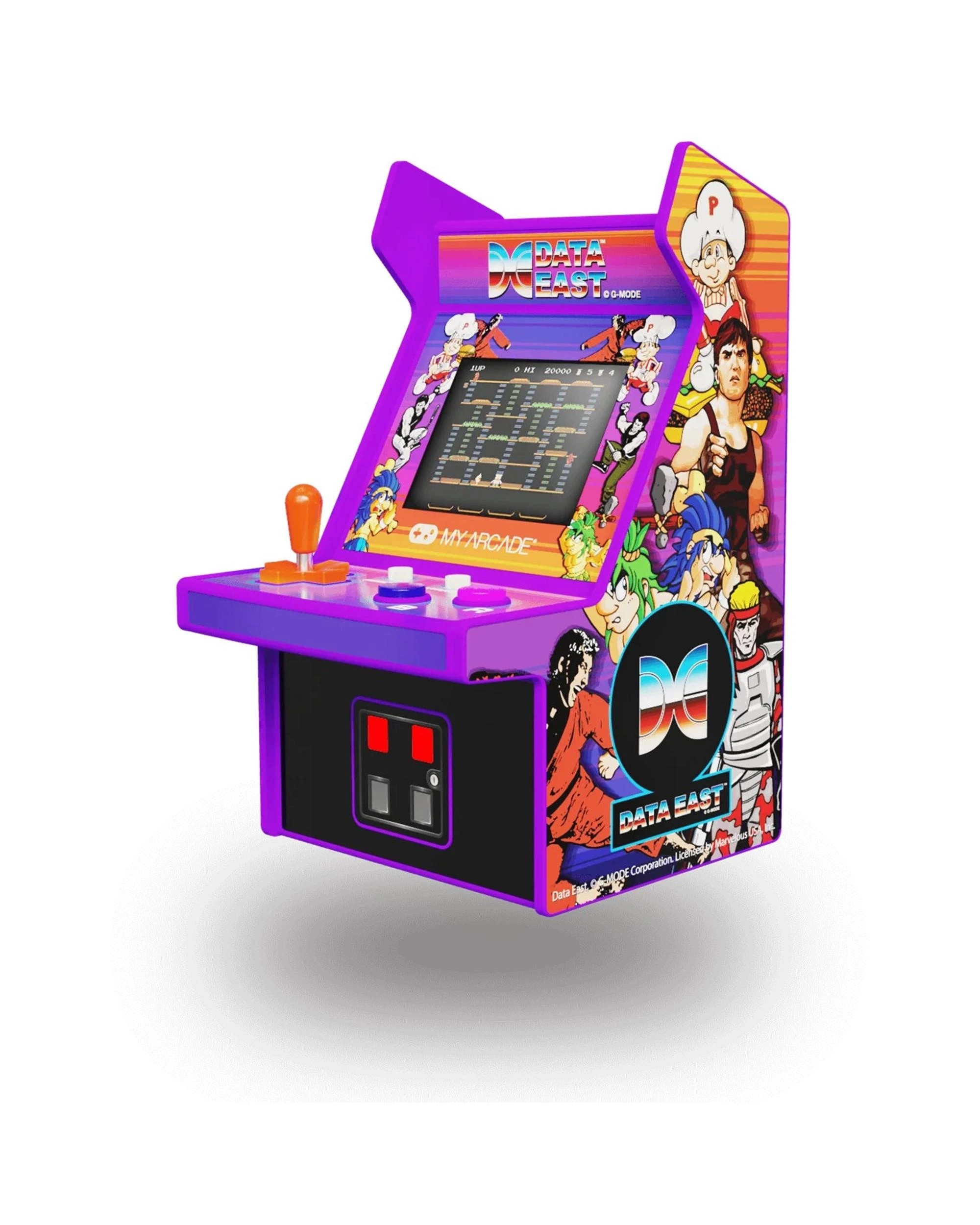 1 MyArcade Micro Player Data East Hits 308 Games in 1 Collectible Retro Arcade Cabinet, 1 of 4