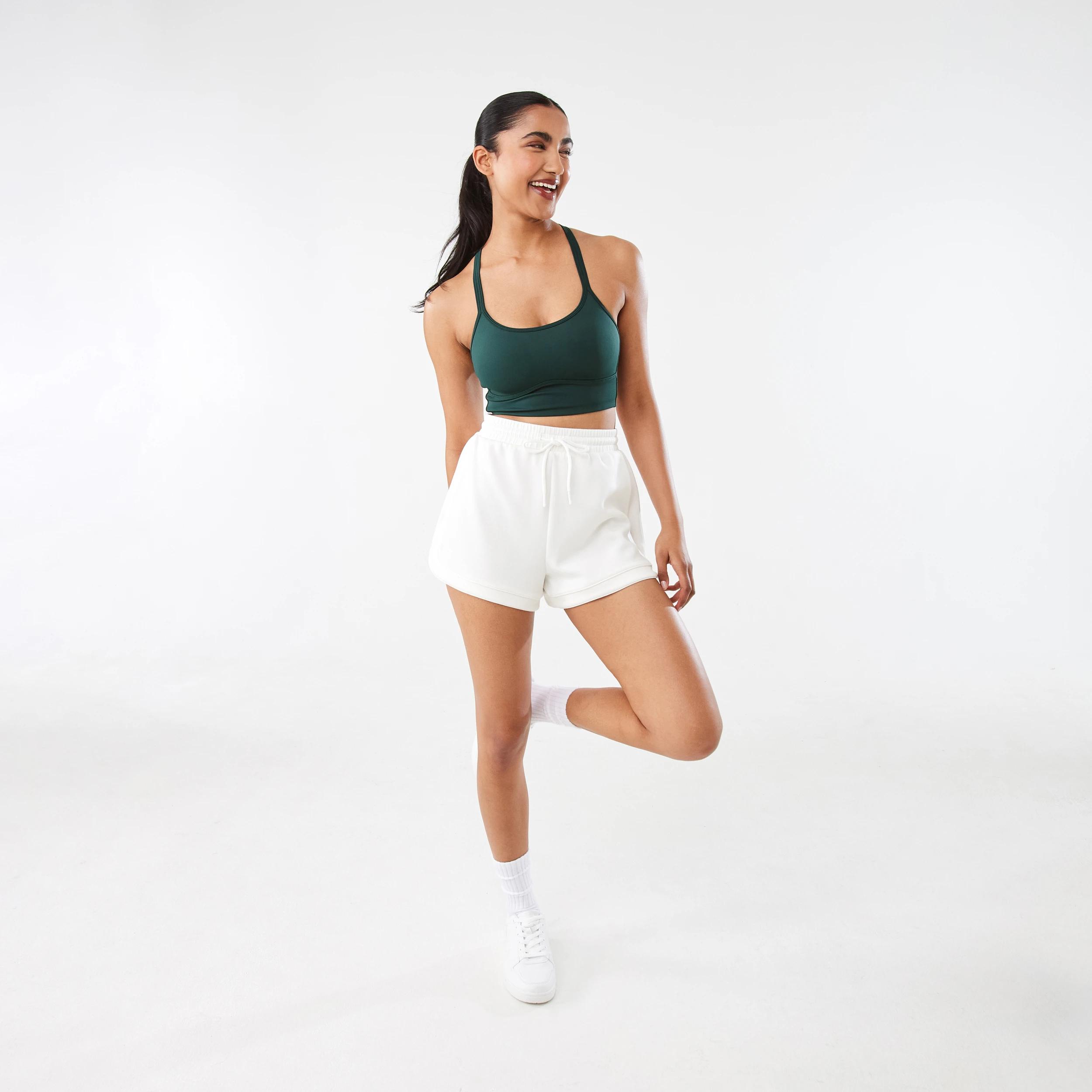 1 Active Womens Scuba Shorts EGRET WHITE, 1 of 7