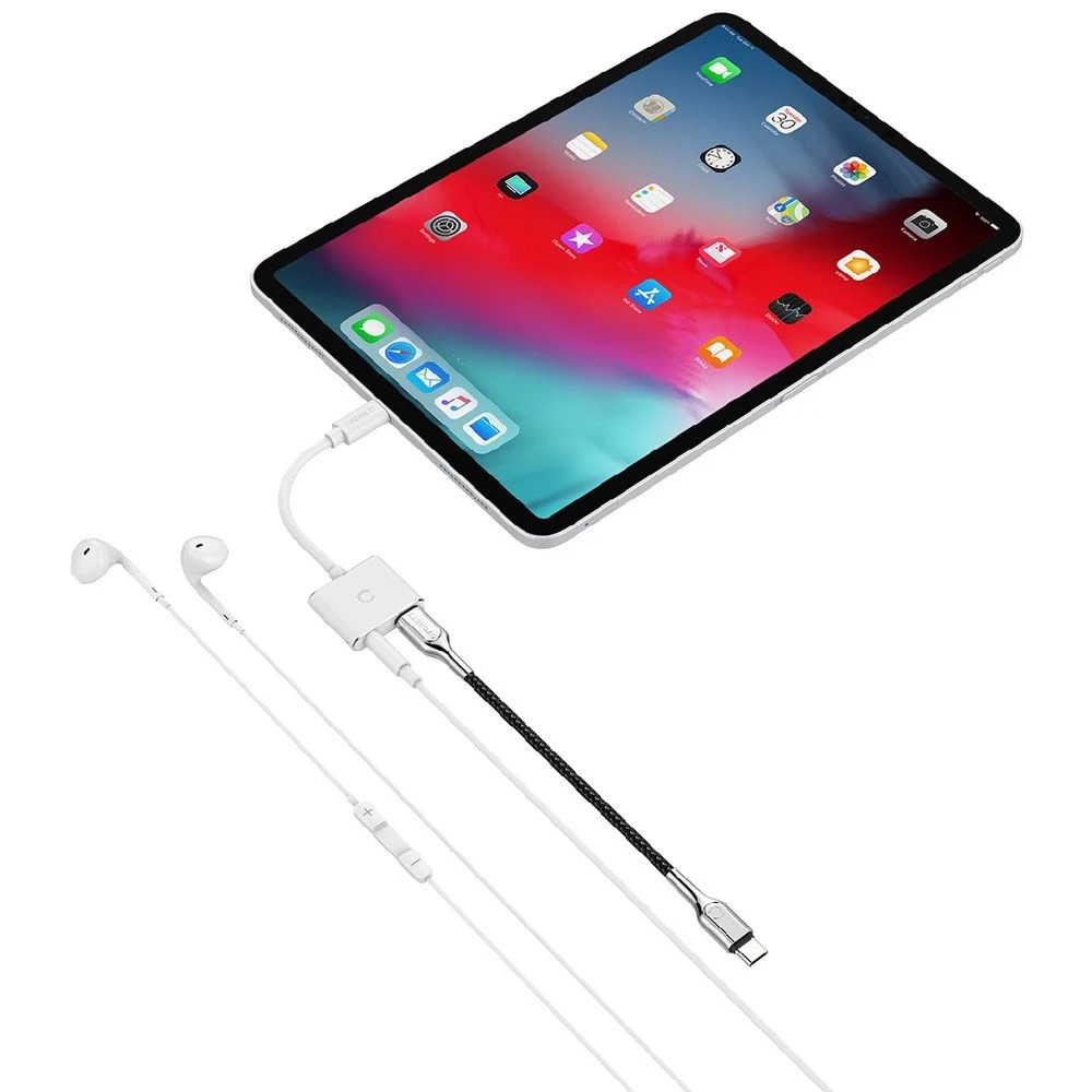 3 Cygnett Essentials 3.5mm to USB-C Adaptor with Charging Port, 3 of 4
