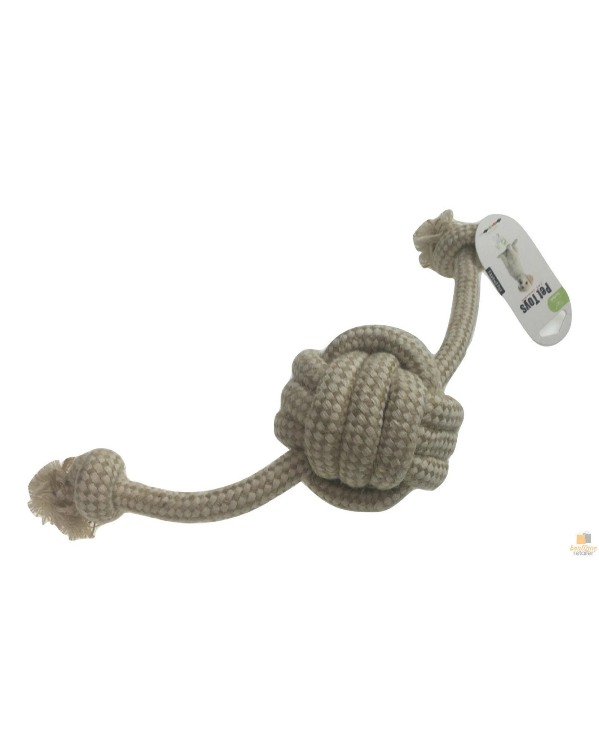 5 BR Pets Large Dog Rope Toy with Eco-Friendly Cotton and Heavy-Duty Knot, 5 of 5