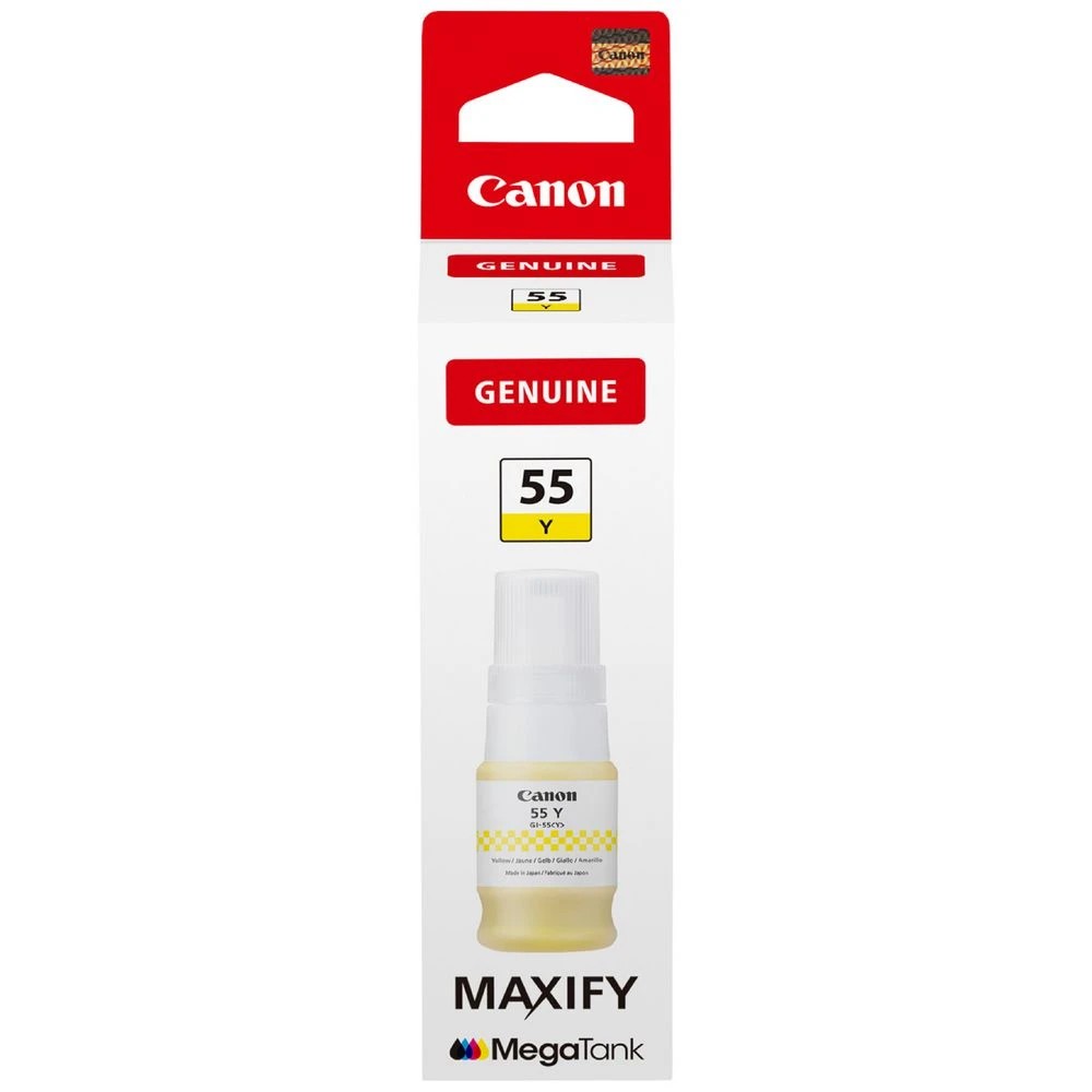 2 Canon GI-55 Ink Bottle Yellow, 2 of 3
