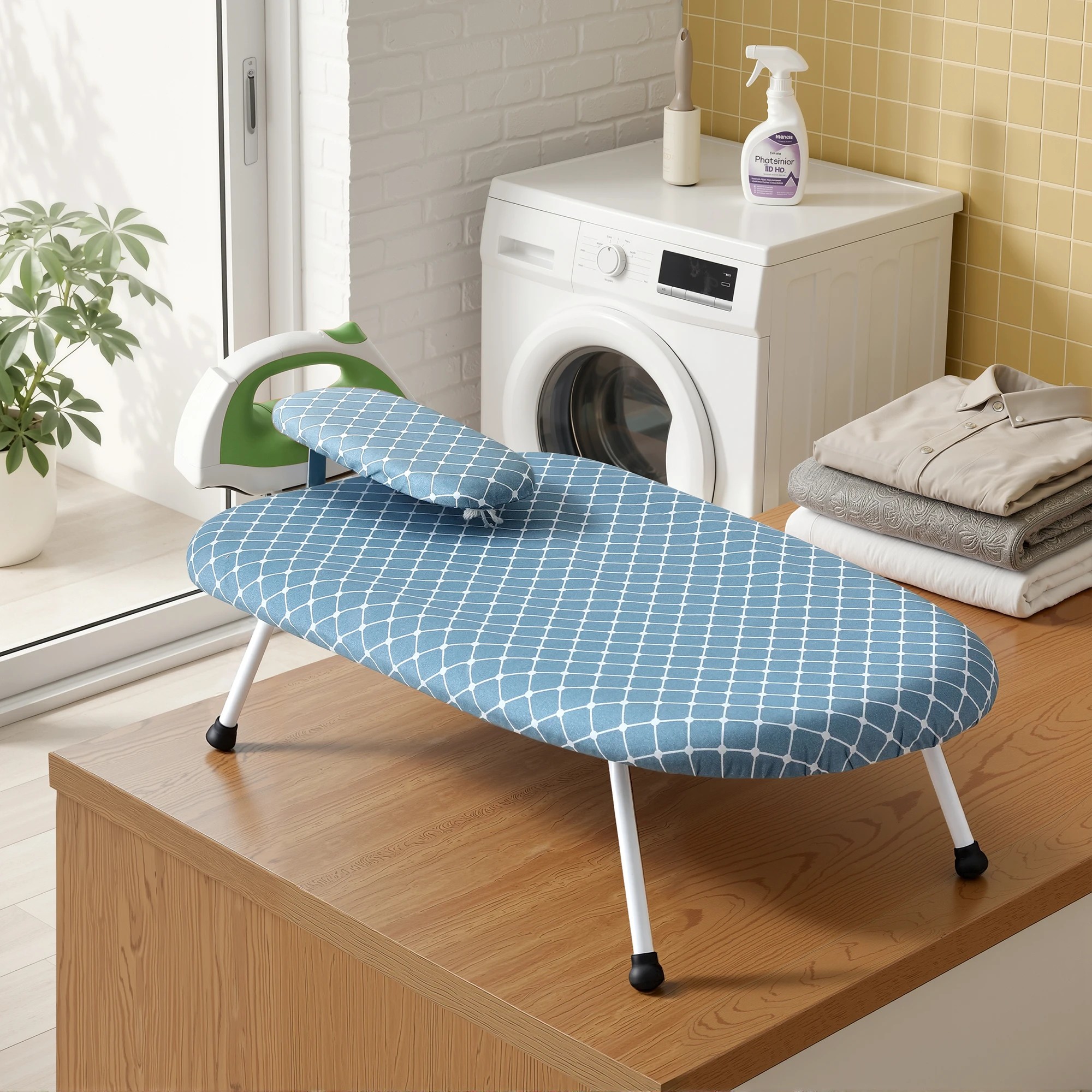 5 Artiss Tabletop Ironing Board with Small Ironing Boards with Folding Legs - Multi, 5 of 5