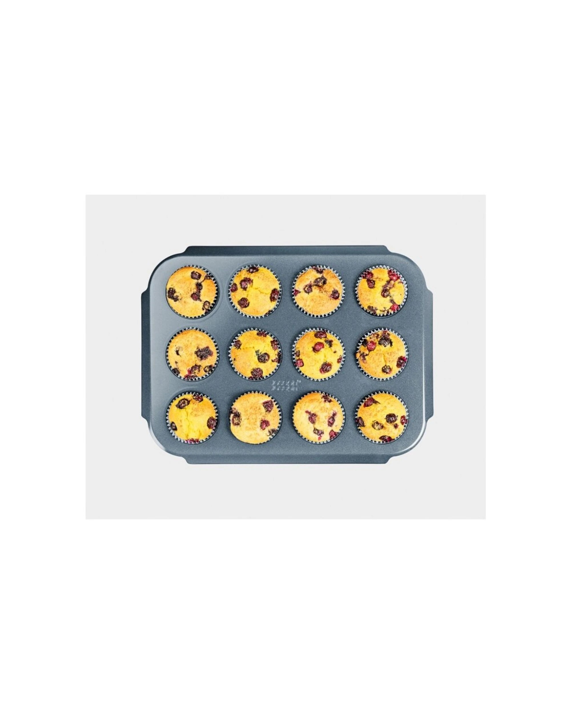 4 Joseph Joseph 2PK Carbon Steel Non-Stick Nest Bake 12 Cup Muffin Pan - Blue, 4 of 8