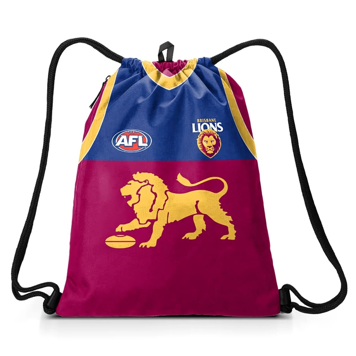 1 AFL Brisbane Lions Drawstring Bag