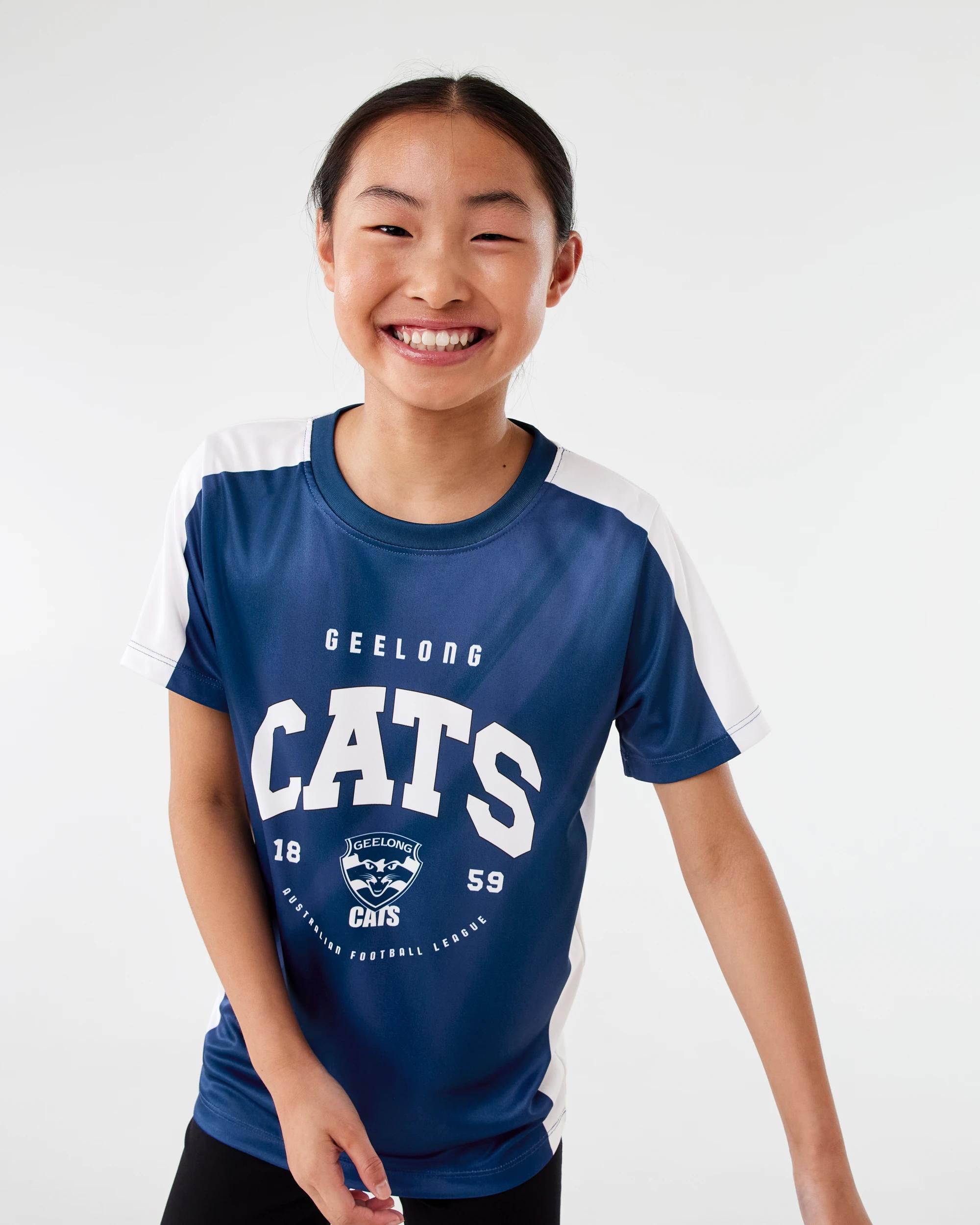 4 Official AFL Youth Training T-shirt Geelong, 4 of 8