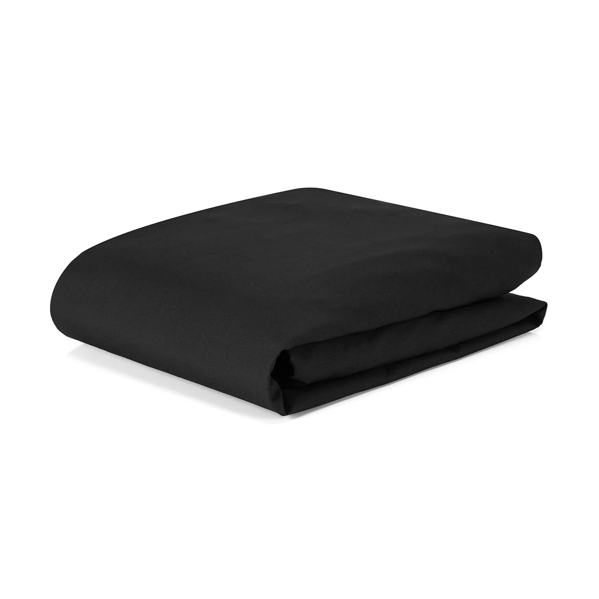 2 250 Thread Count Cotton Rich Fitted Sheet - Single Bed, Black, 2 of 3