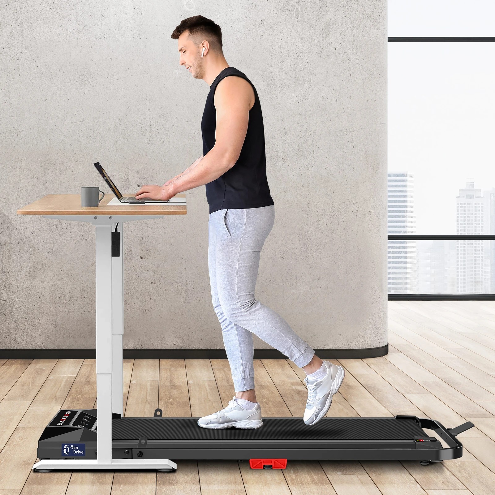 5 Black Lord Treadmill Electric Walking Pad Under Desk Home Incline Foldable - Black, 5 of 10