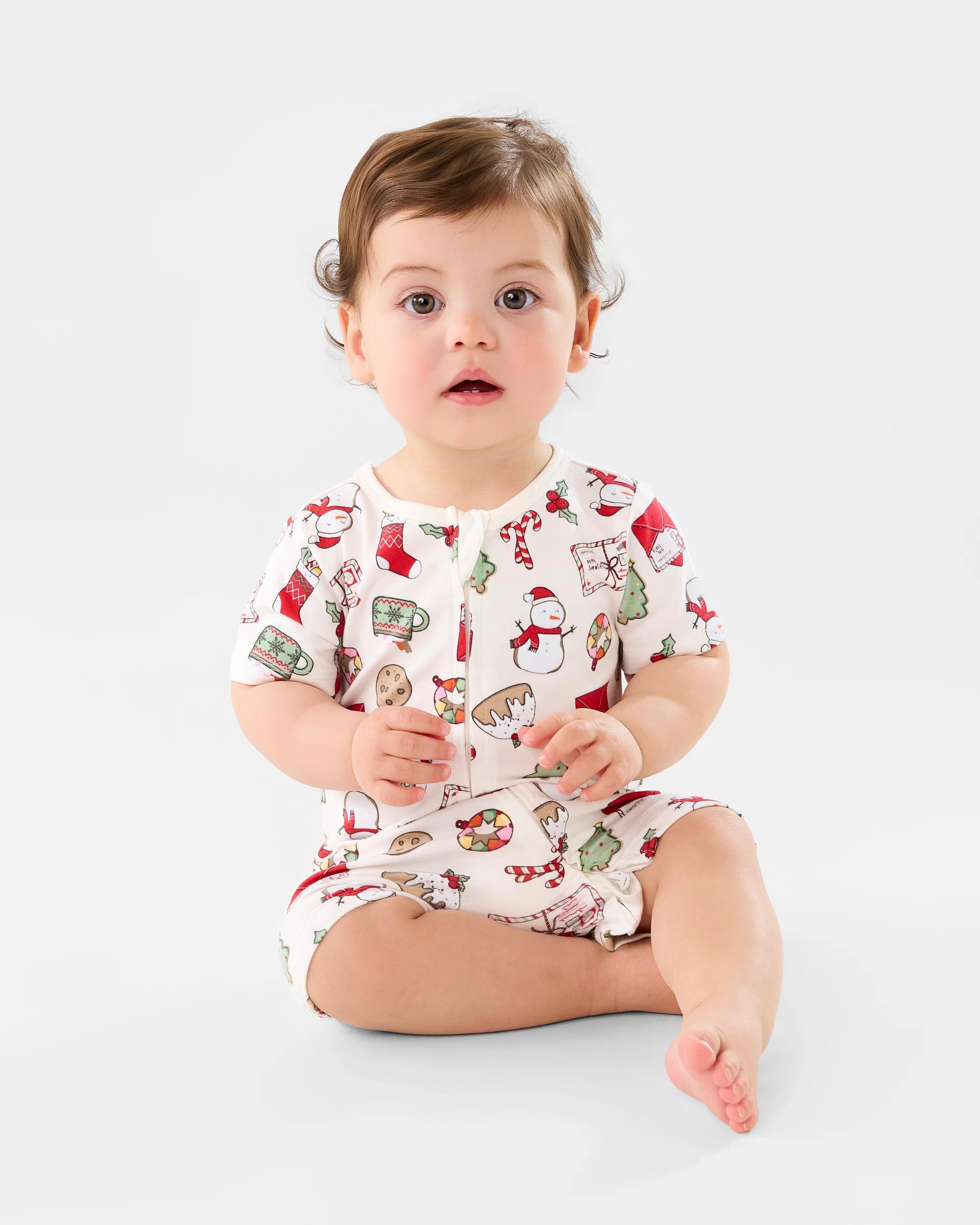 4 Family Matching Christmas Icons Wishing Tree Baby Romper Xmas Icons, 4 of 7