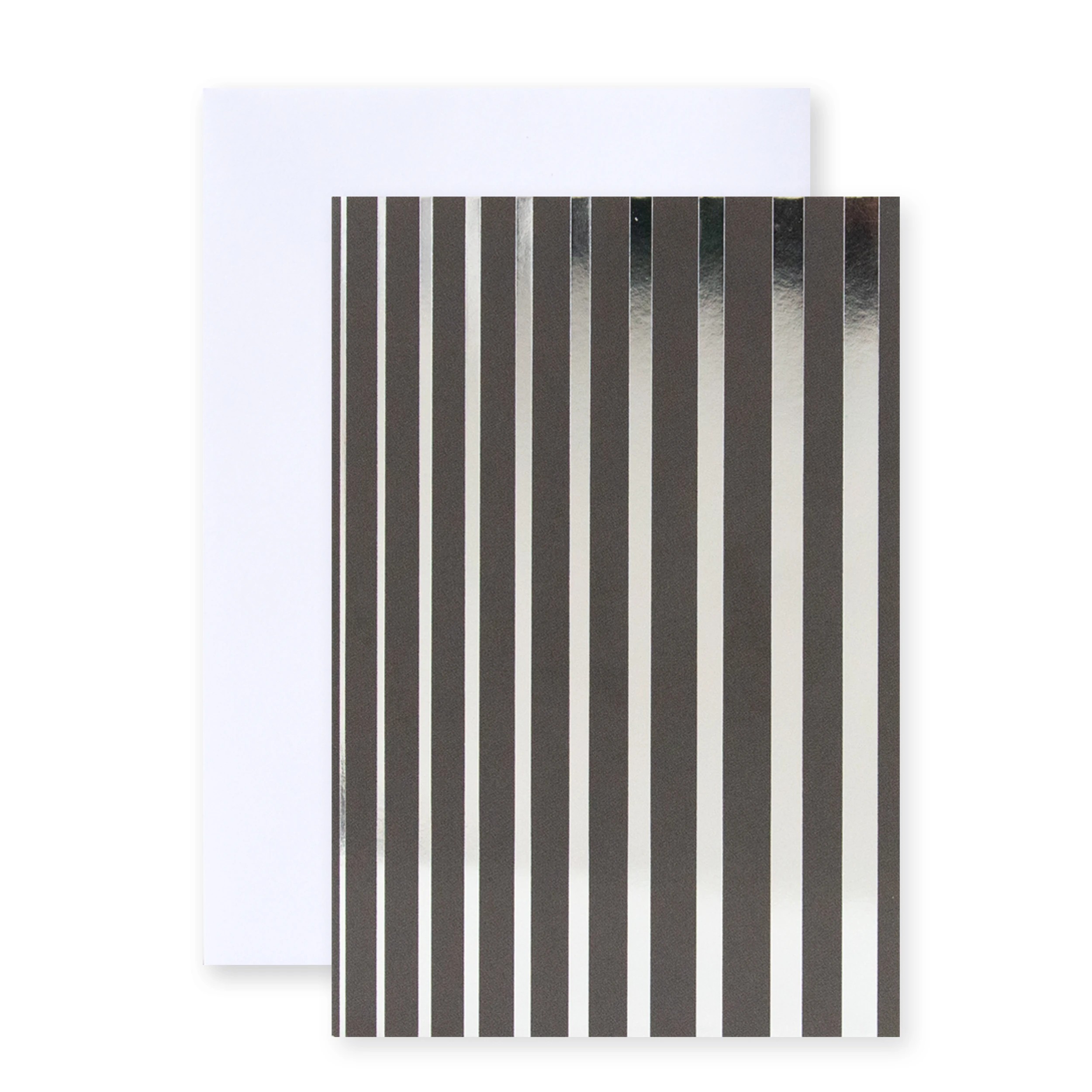 4 12 Pack Hallmark Birthday Cards - Gold Stripes and Silver Stripes Blank Cards, 4 of 4