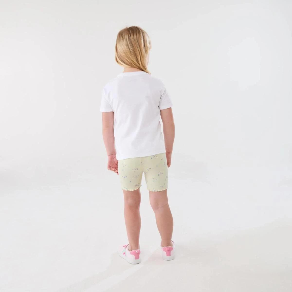 5 Printed Rib Bike Shorts BLUSH BLOOMS FLORALS SORBET, 5 of 5