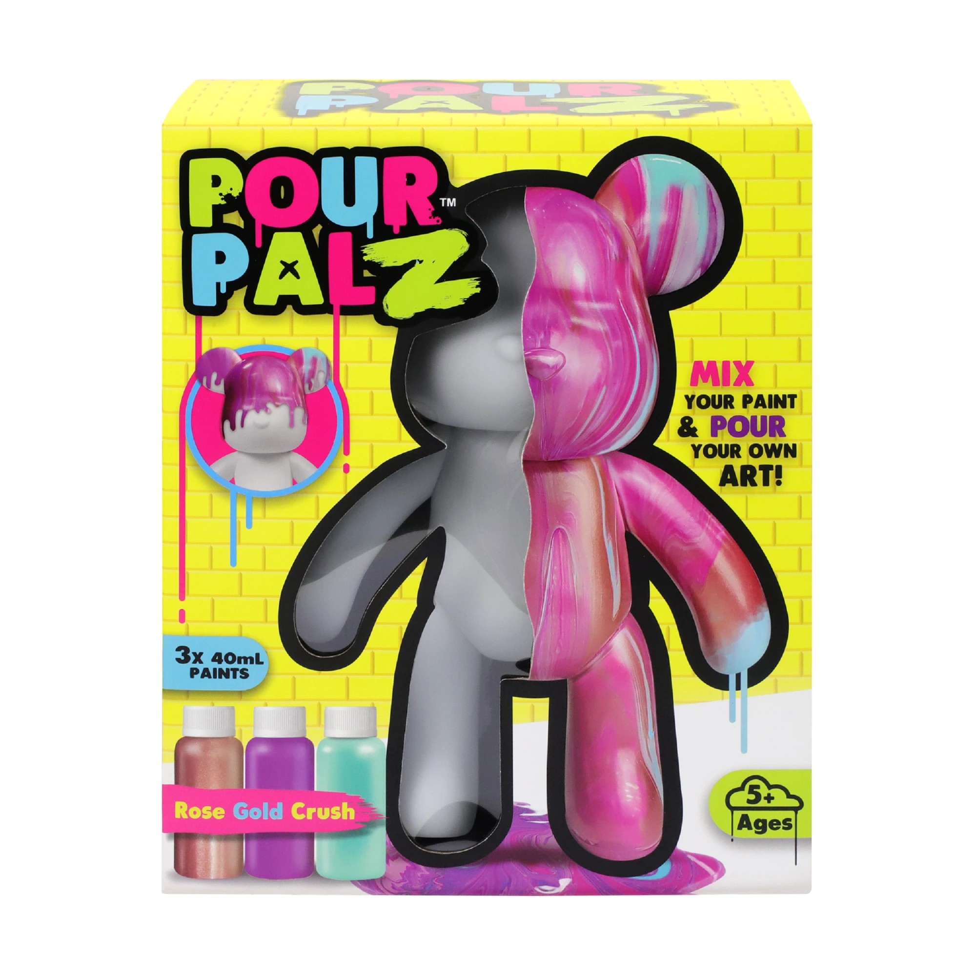 8 Pour PalZ Large Paint Bear - Assorted - Multi, 8 of 10