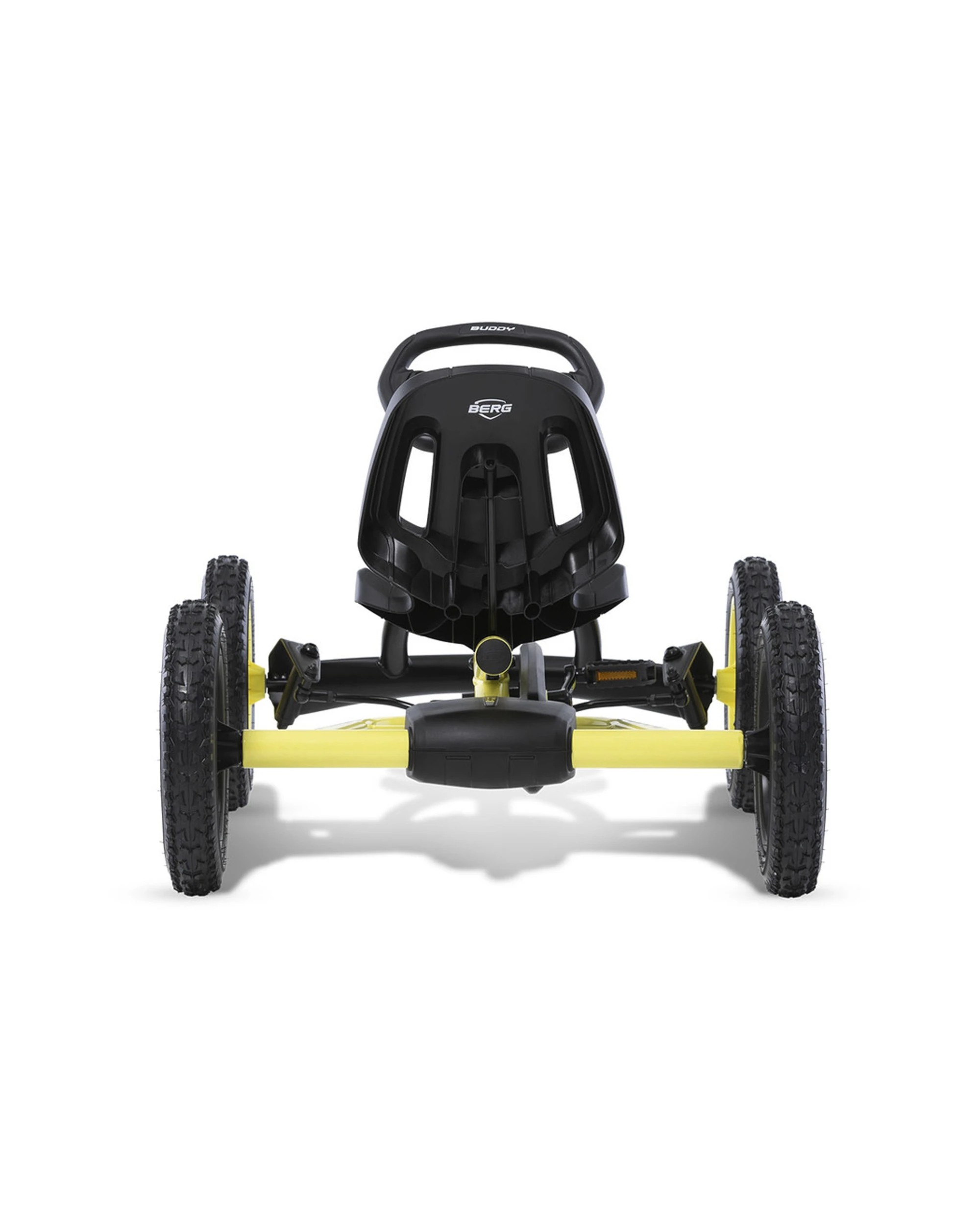 3 Berg Buddy Cross 2.0 Kids Pedal Go Kart Yellow Black 3-8 Years Ride On Toy - Yellow, 3 of 4