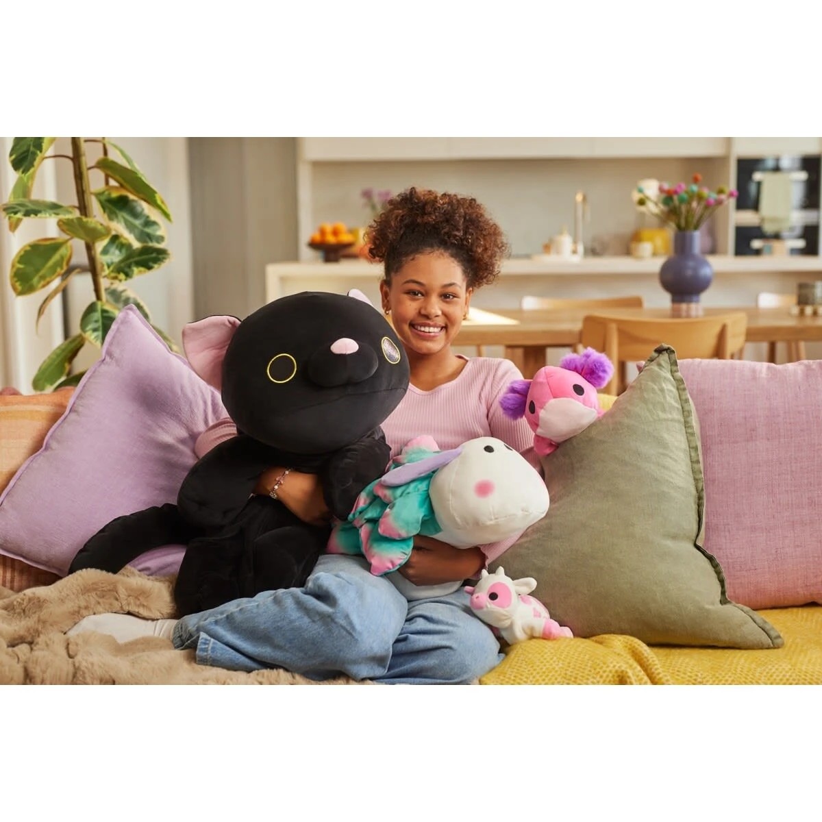 3 Zuru Hug-A-Lumps Plush Toy - Large, Assorted, 3 of 6