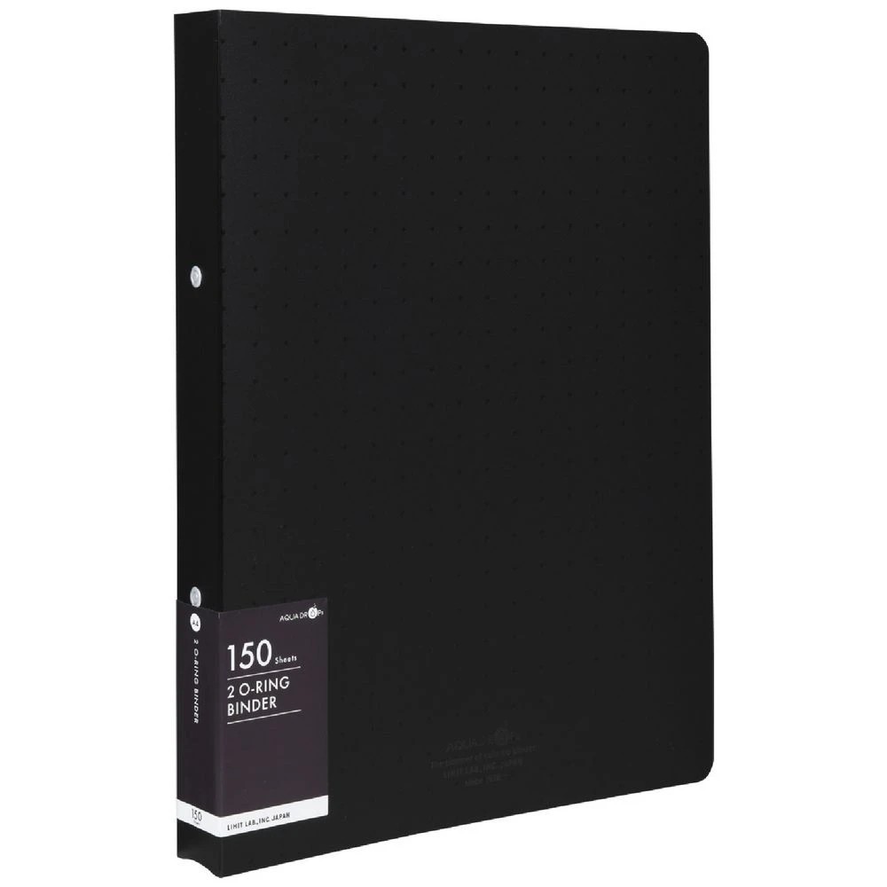 1 Aqua Drops Binder A4 2 O-Ring 18mm Twist Black, 1 of 6