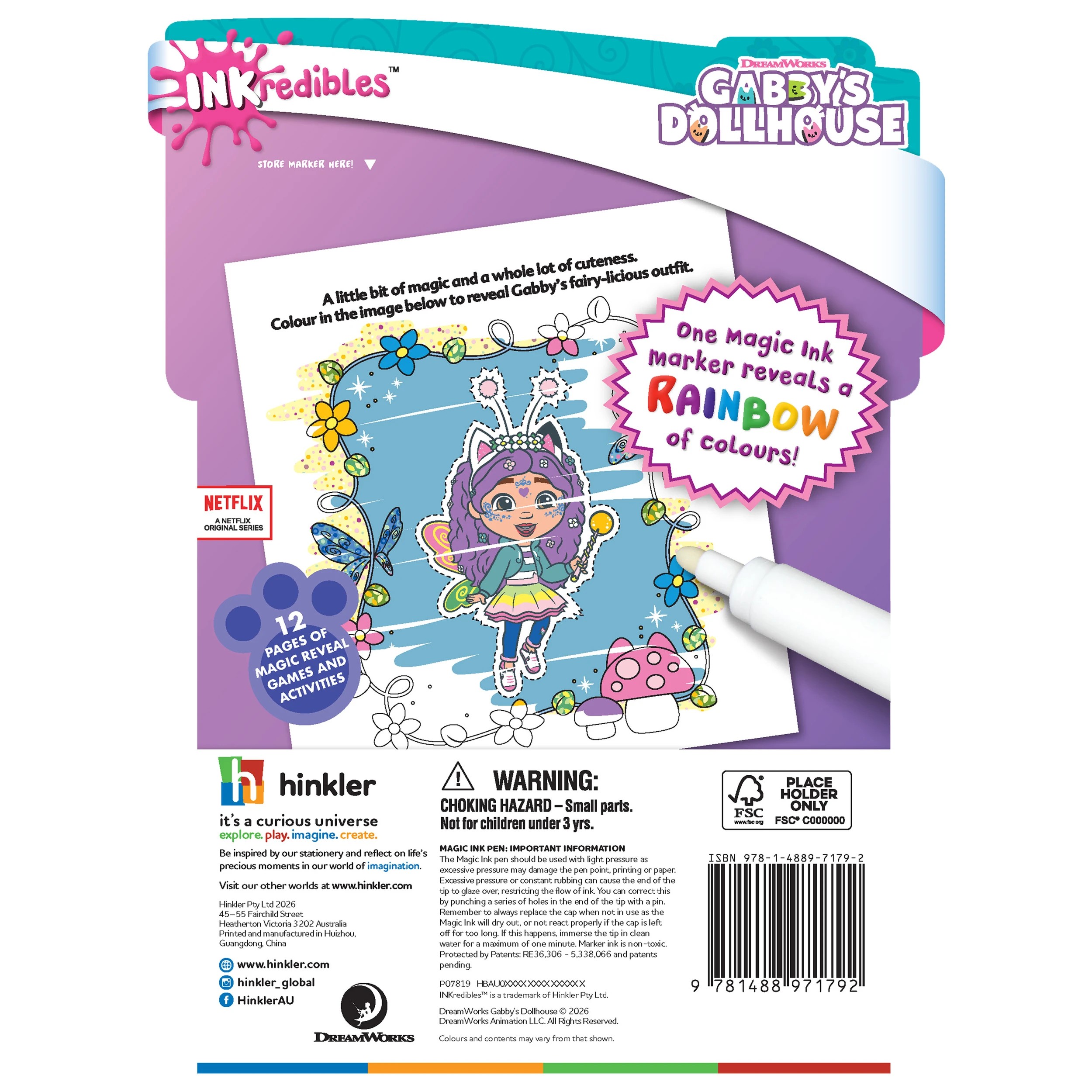 2 INKredibles Gabby's Dollhouse Magic Ink Pictures! - Book, 2 of 5