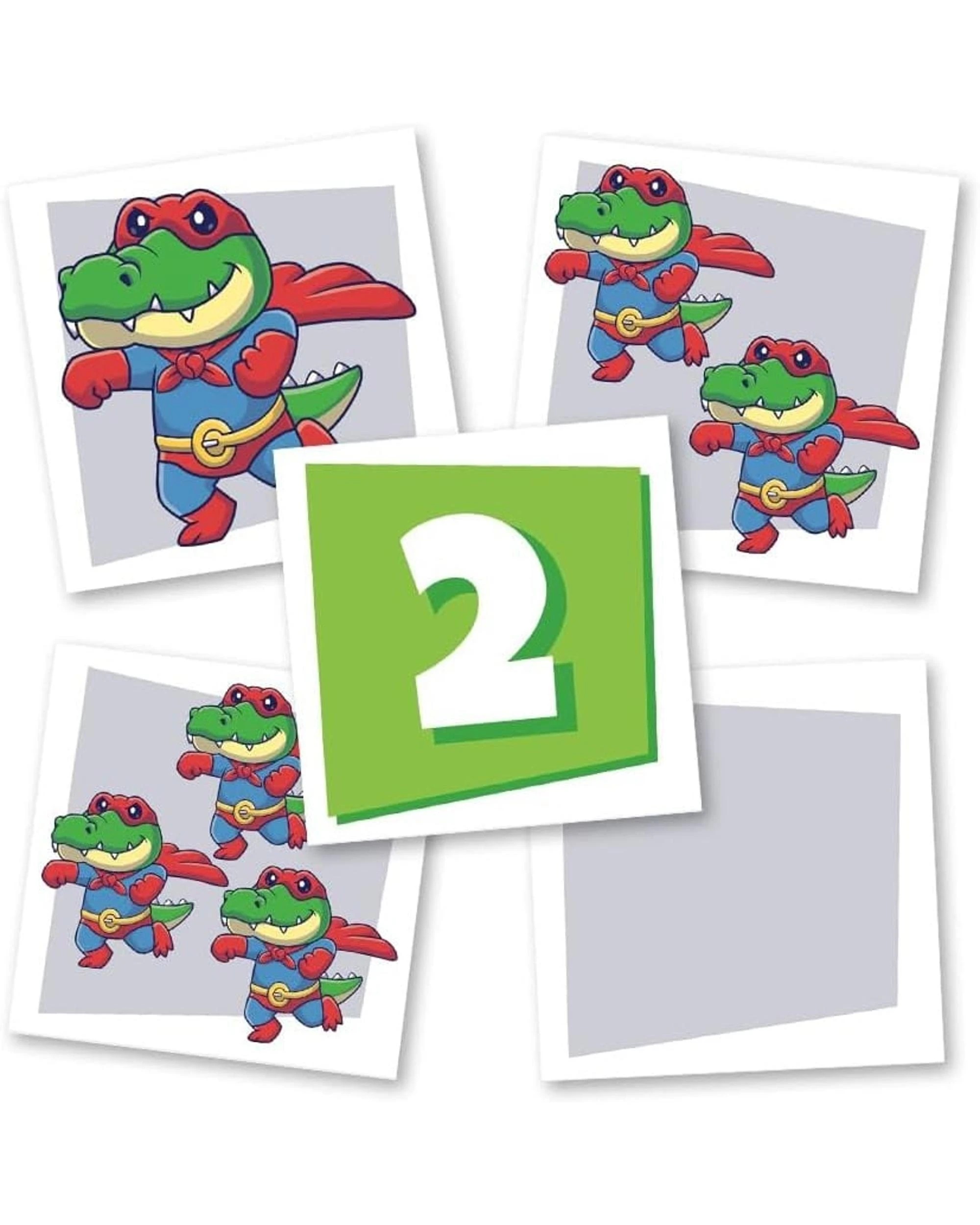 4 Counting Crocs Card Game, 4 of 6